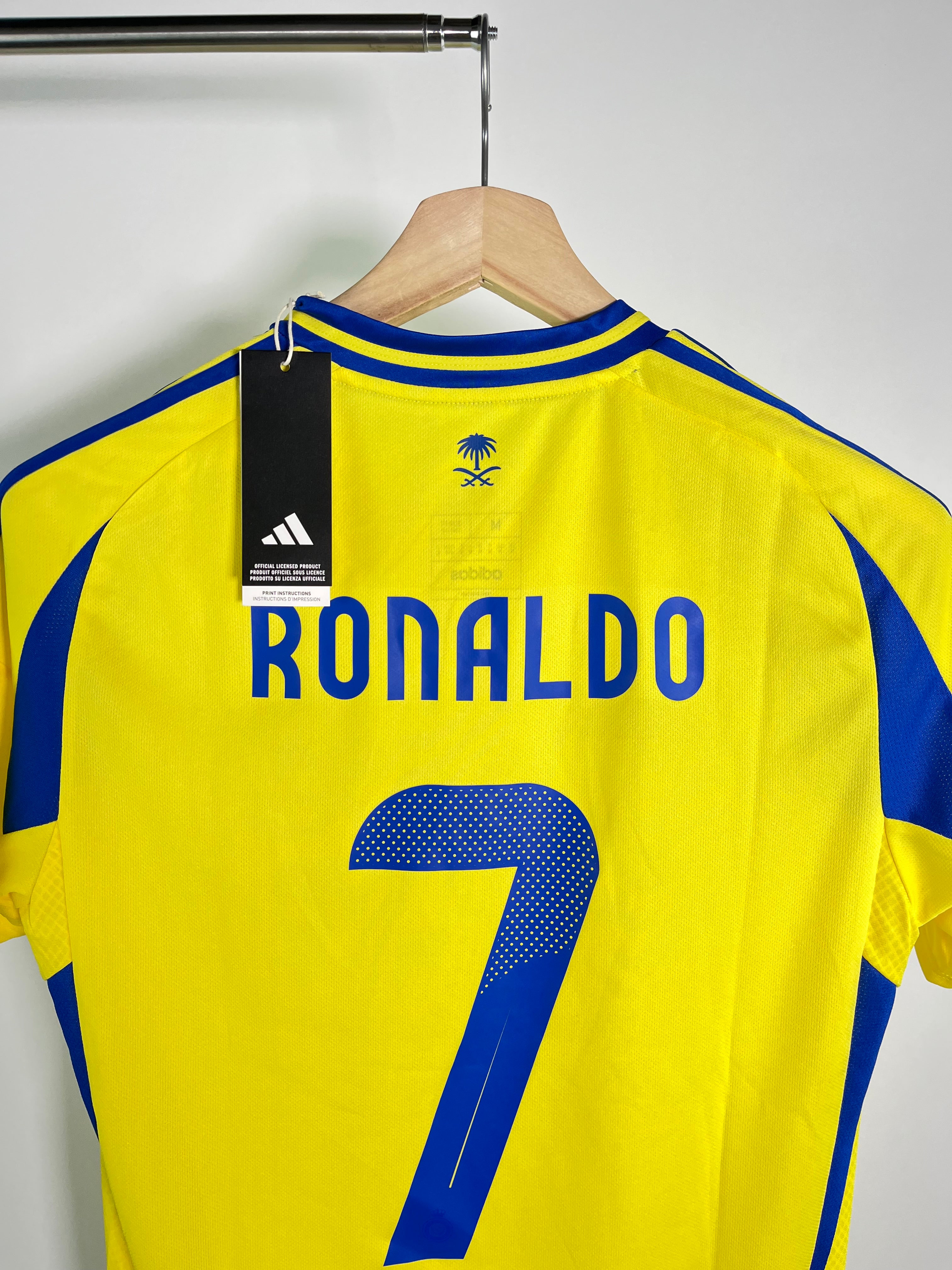 Jersey Al Nassr Local 2024 2025 Cristiano Ronaldo *C/Etiquetas* (M)