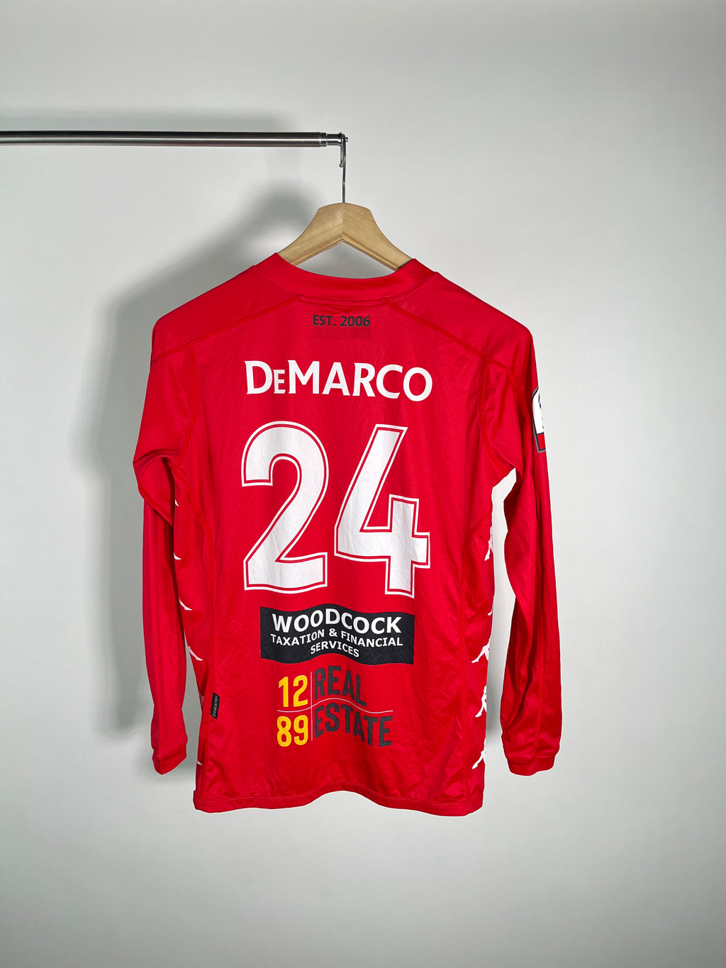 Jersey Metro United Local 2021 2022 Manga Larga Utilería De Marco (S)