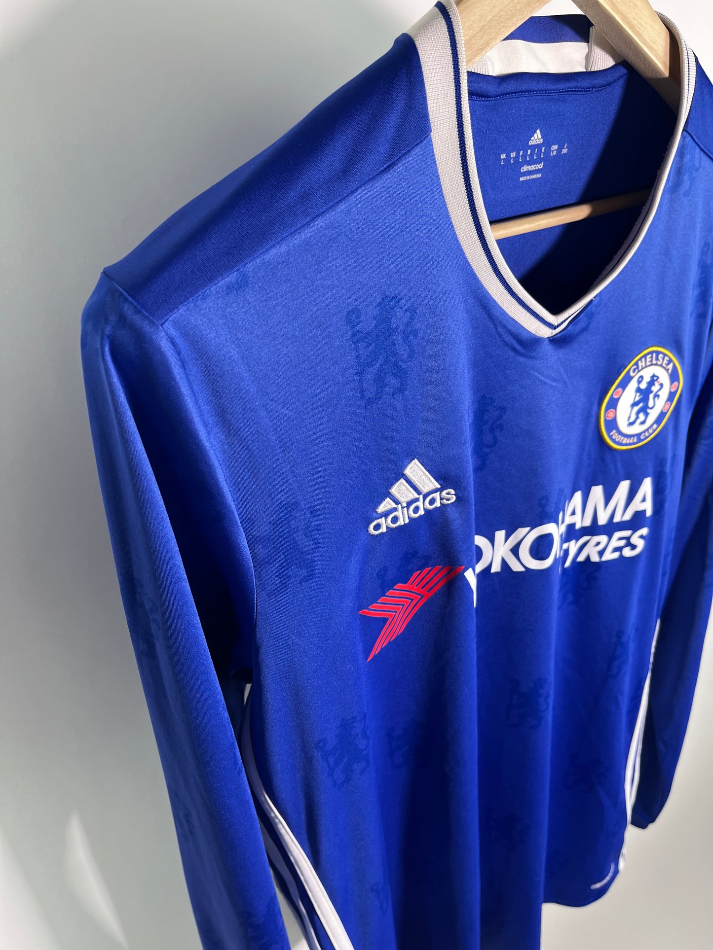 Jersey Chelsea Local 2016 2017 Manga Larga (L)