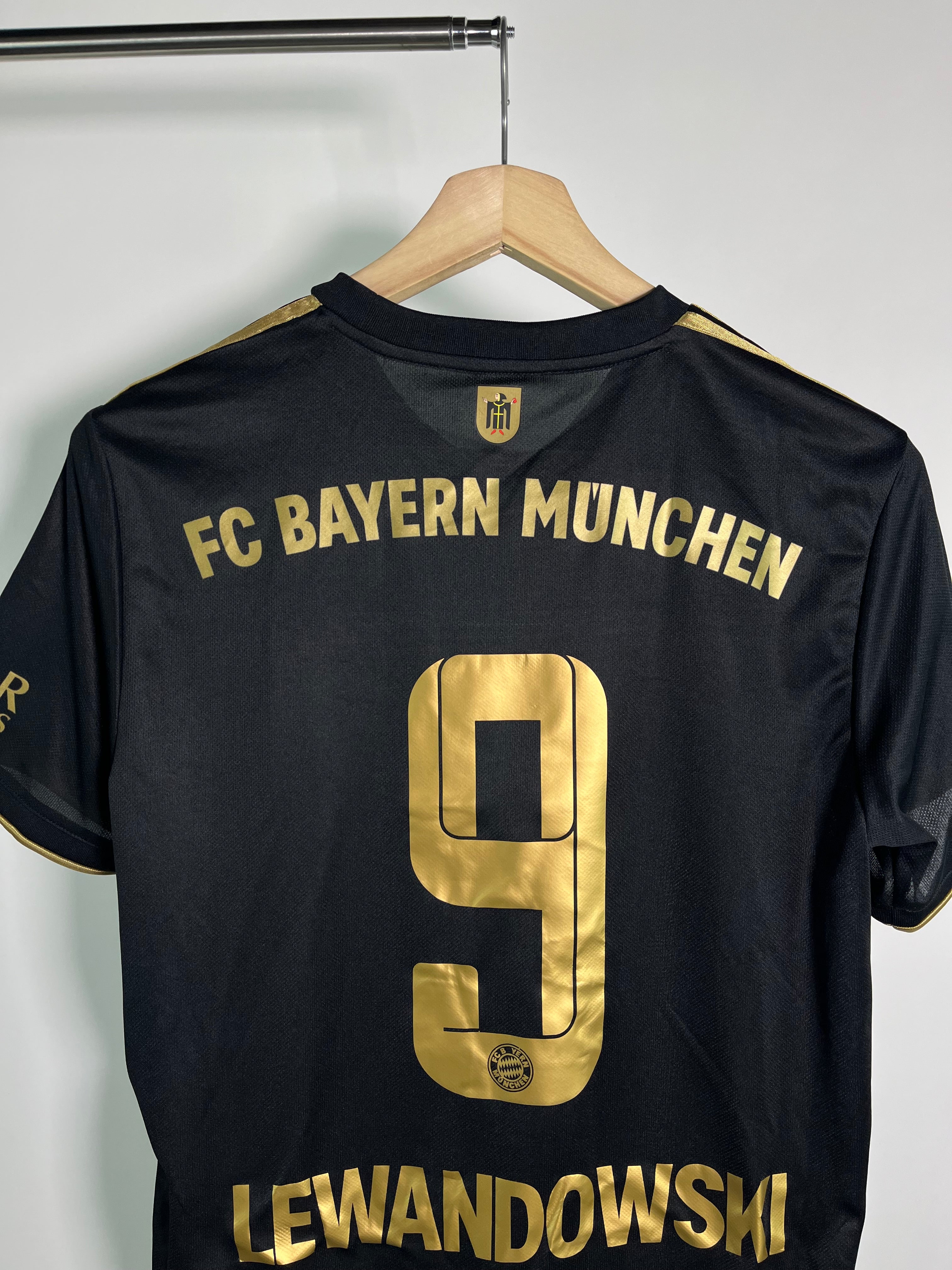 Jersey Bayern Munich Visita 2021 2022 *C/Etiquetas* Robert Lewandowski (M)
