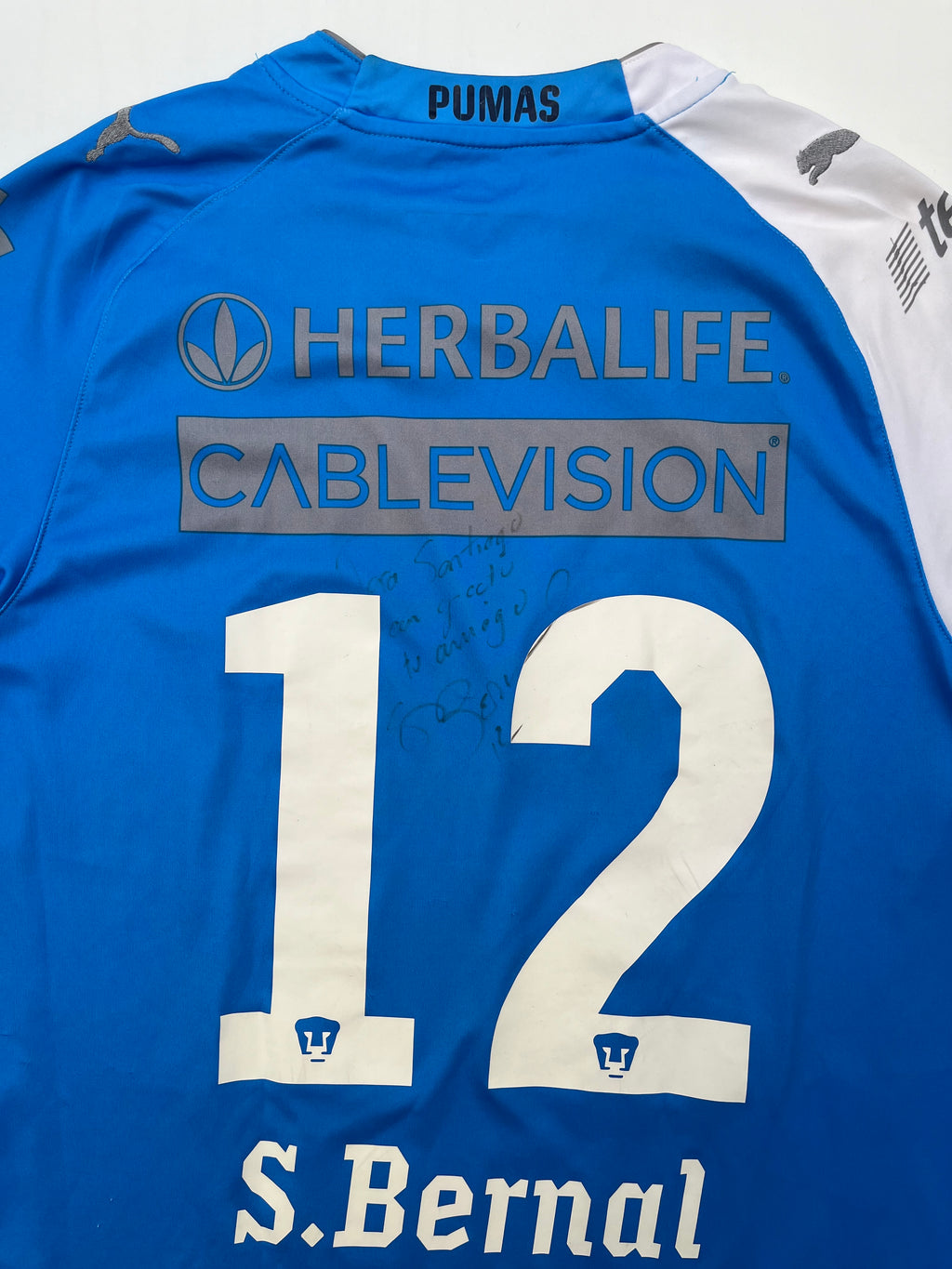 Jersey Pumas Portero 2010 2011 Versión Utilería Autografiado Sergio Bernal (L)