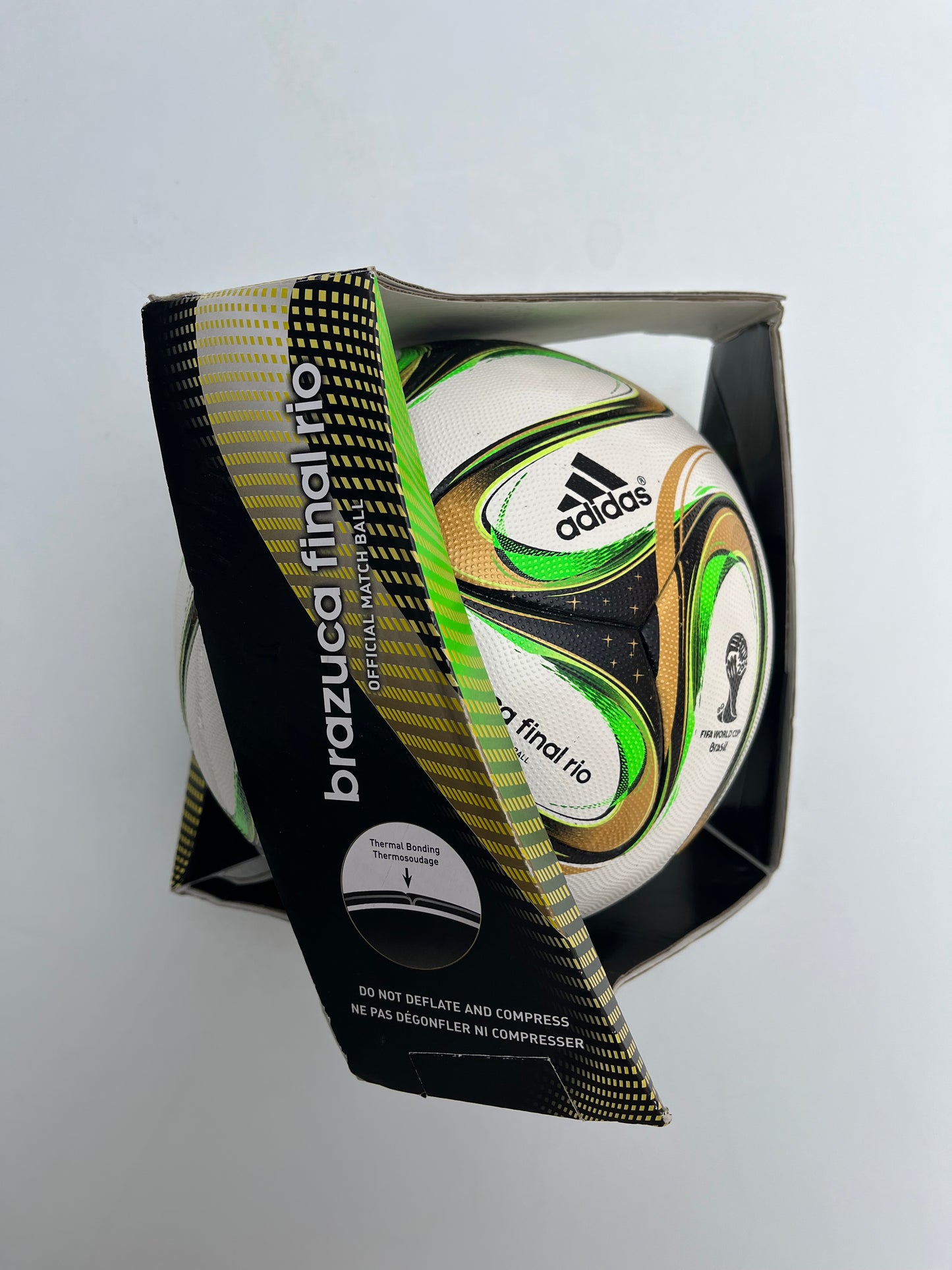 Balón Final Mundial Brasil “Río” 2014 Match Ball Con Caja OMB (Talla 5)
