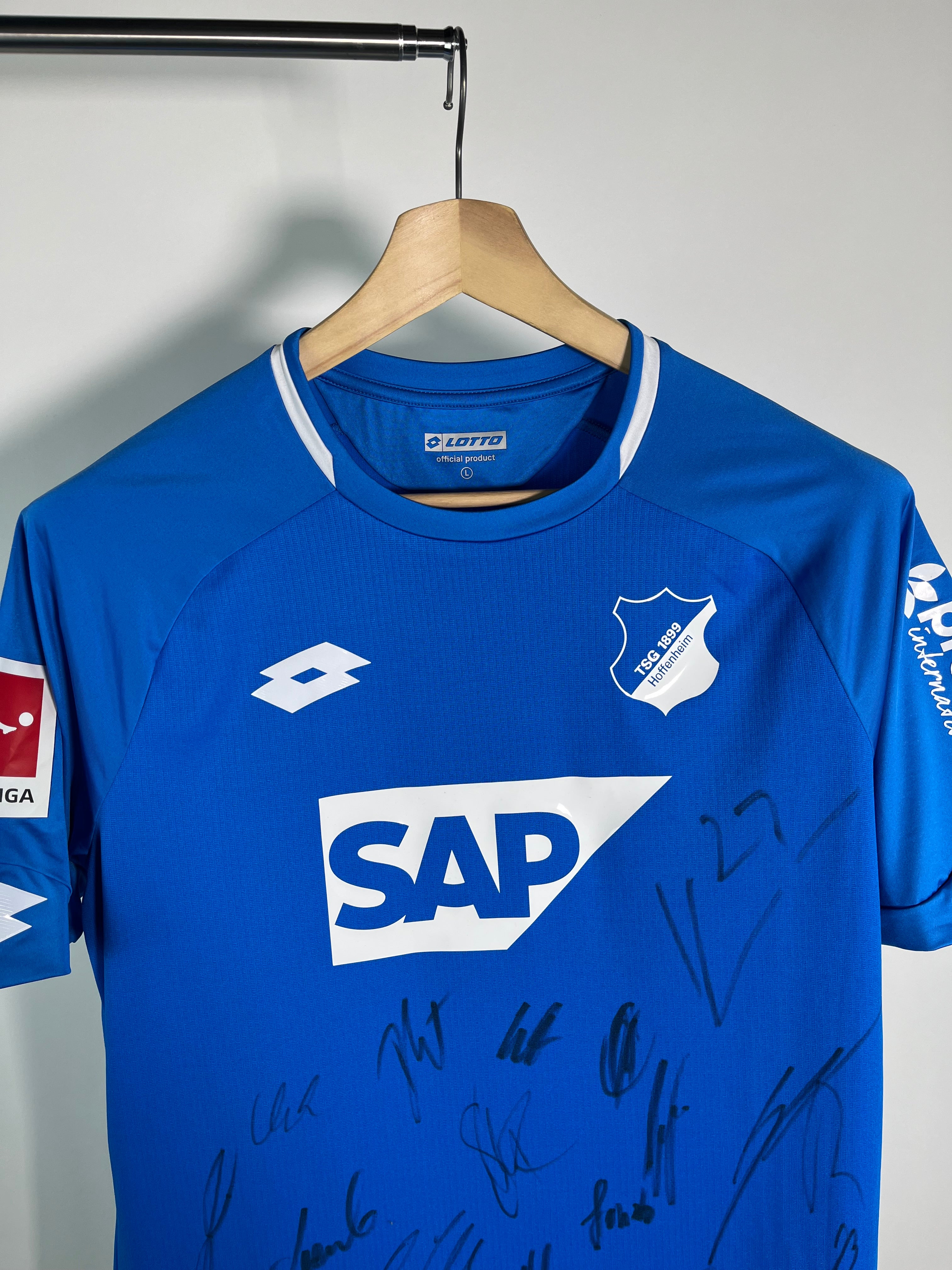 Jersey Hoffenheim Local 2018 2019 Autografiado Por la Plantilla (L)