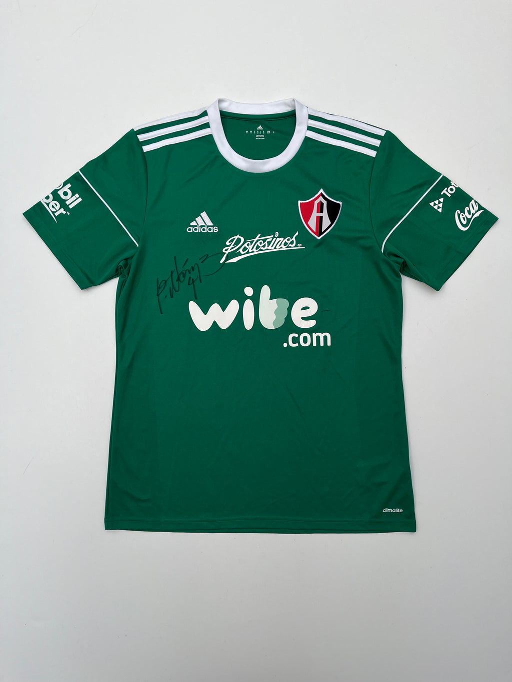 Jersey Atlas Tercero 2017 2018 Autografiado por Rafael Márquez (M)