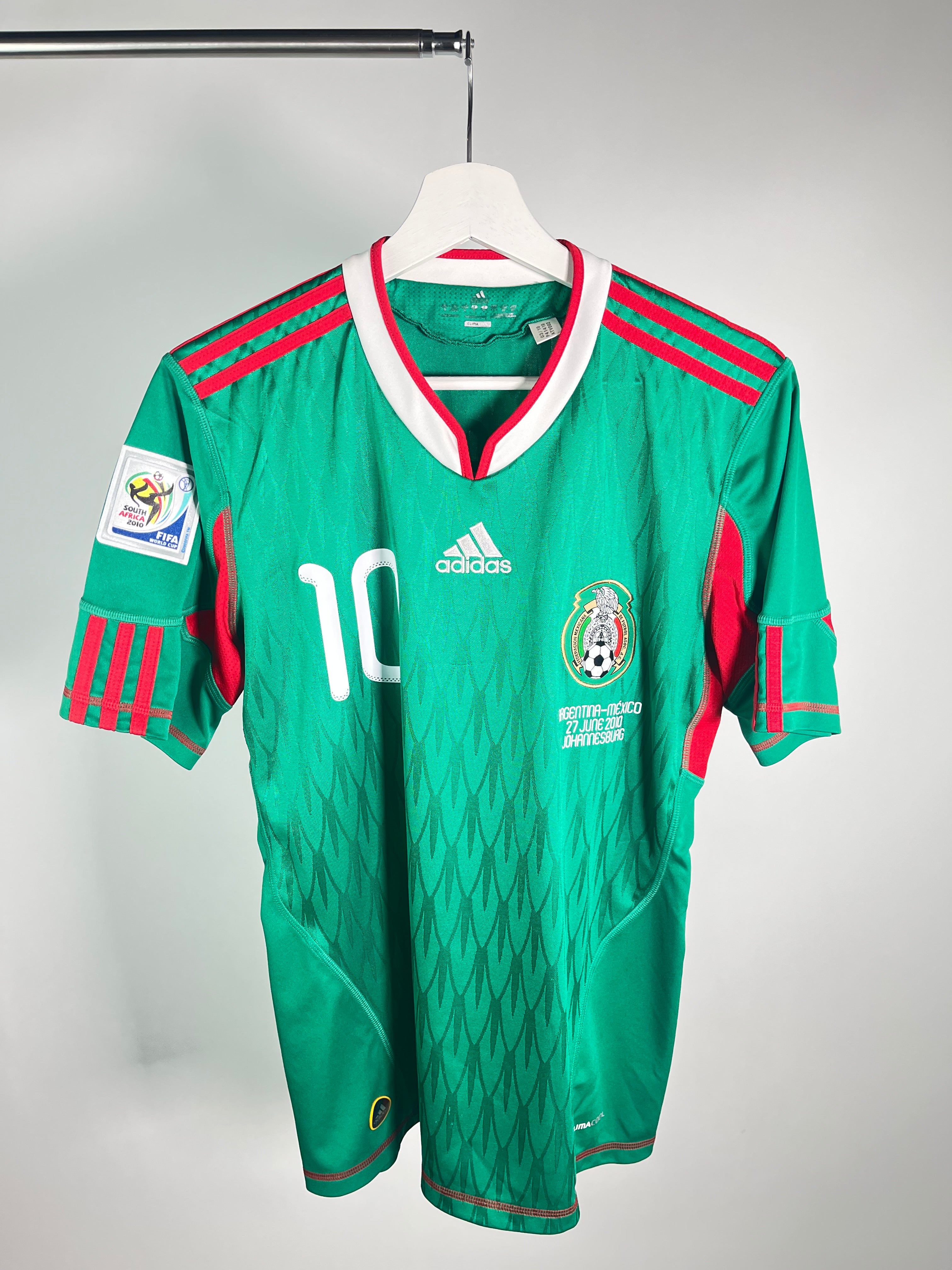 Jersey México Local 2010 2011 *Match Detail vs Argentina* Cuauhtémoc Blanco (S)