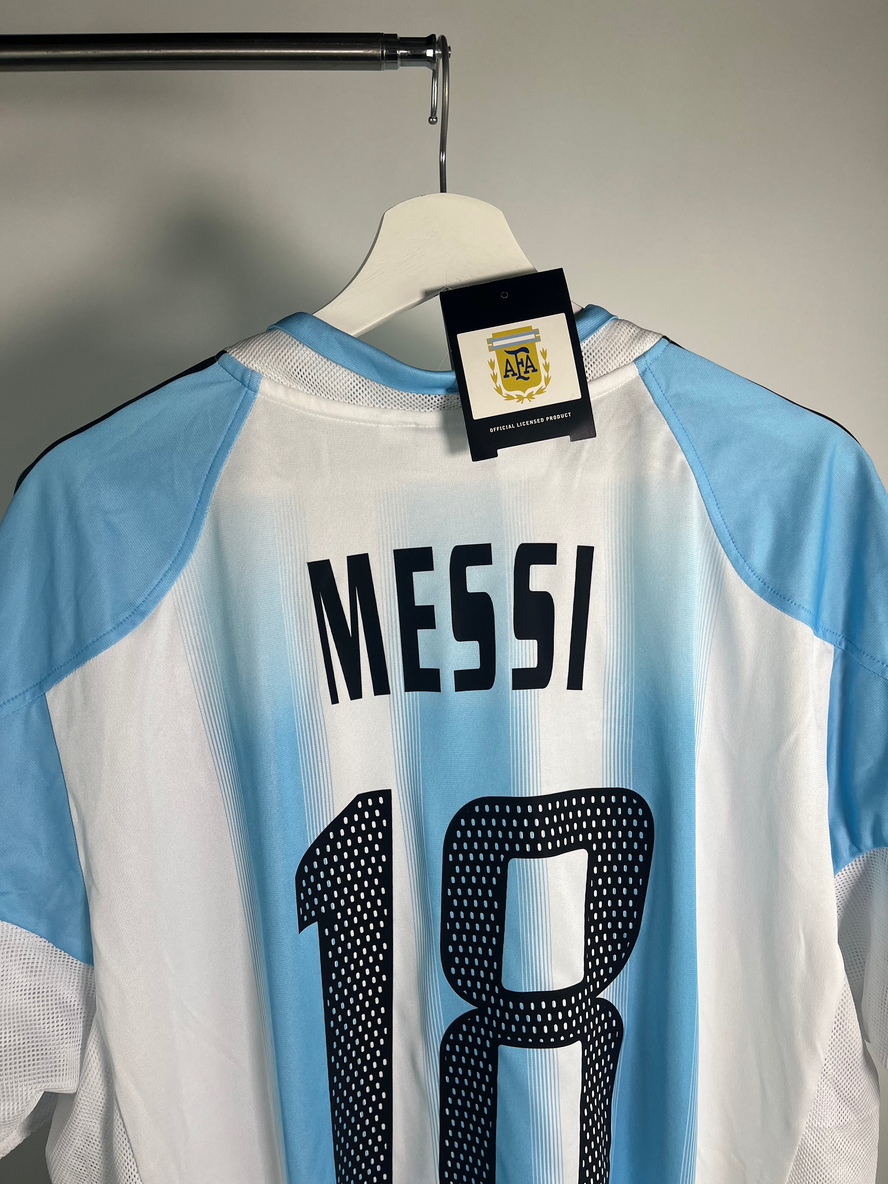 Jersey Argentina Local 2004 2006 Lionel Messi *C/Etiquetas* (XL)