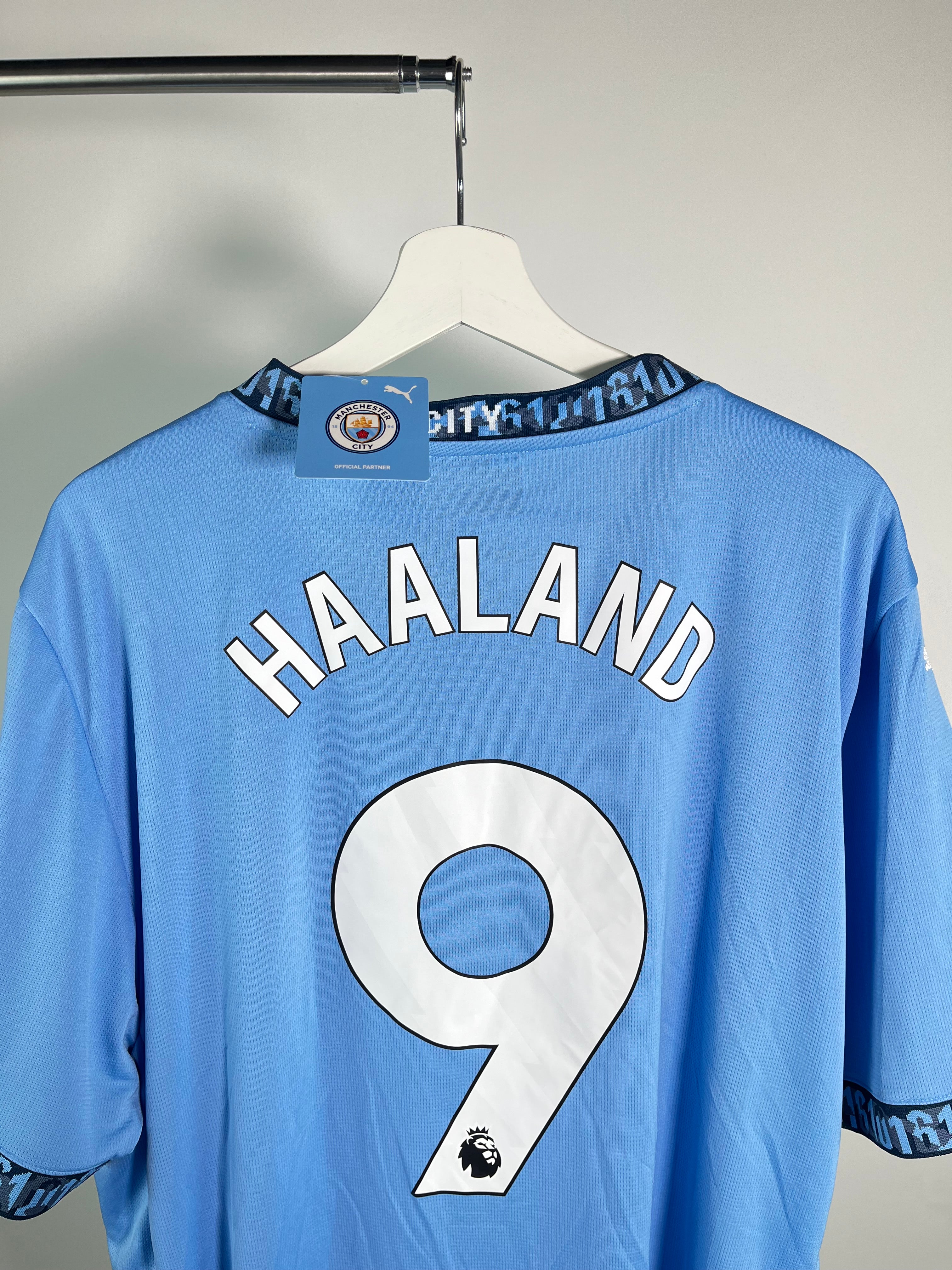 Jersey Manchester City Local 2024 2025 Erling Haaland *C/Etiquetas* (XXL)