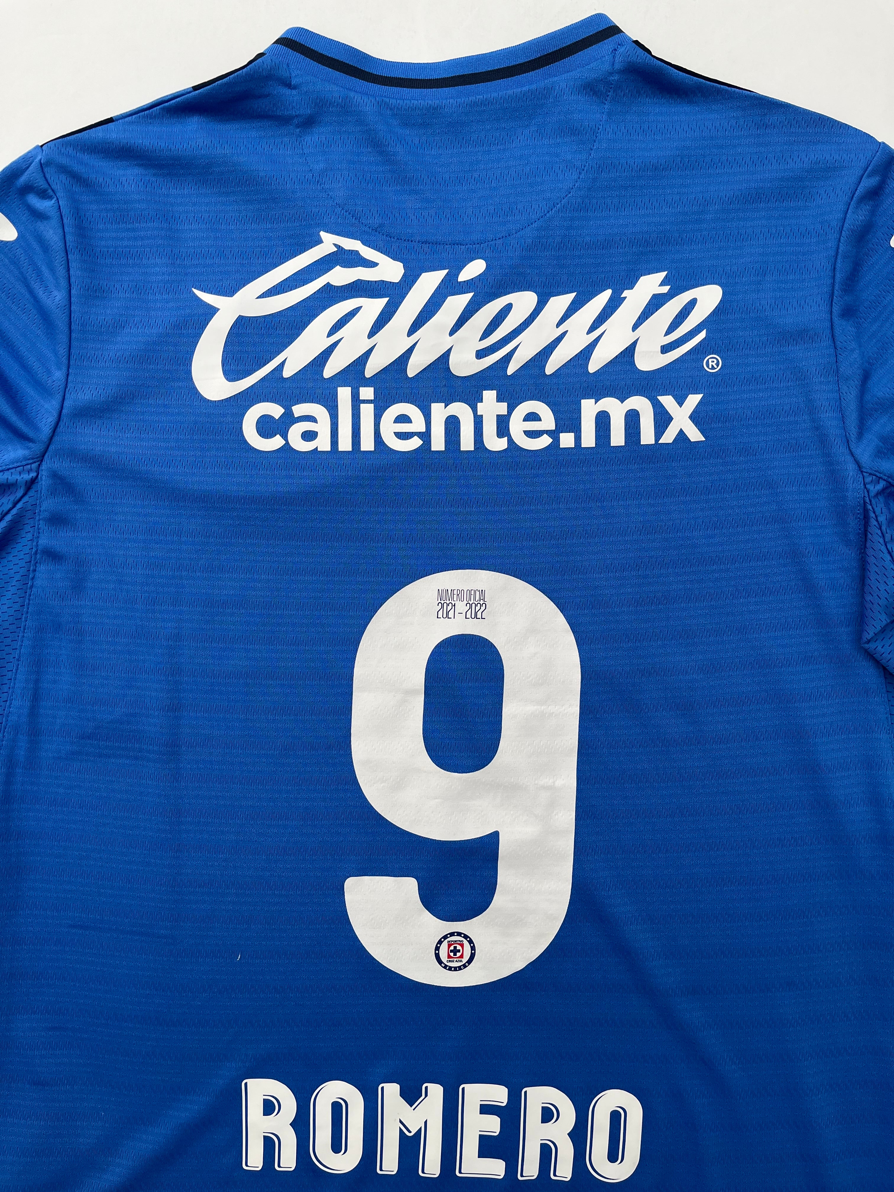 Jersey Cruz Azul Local 2021 2022 Match Worn Angel Romero (M)