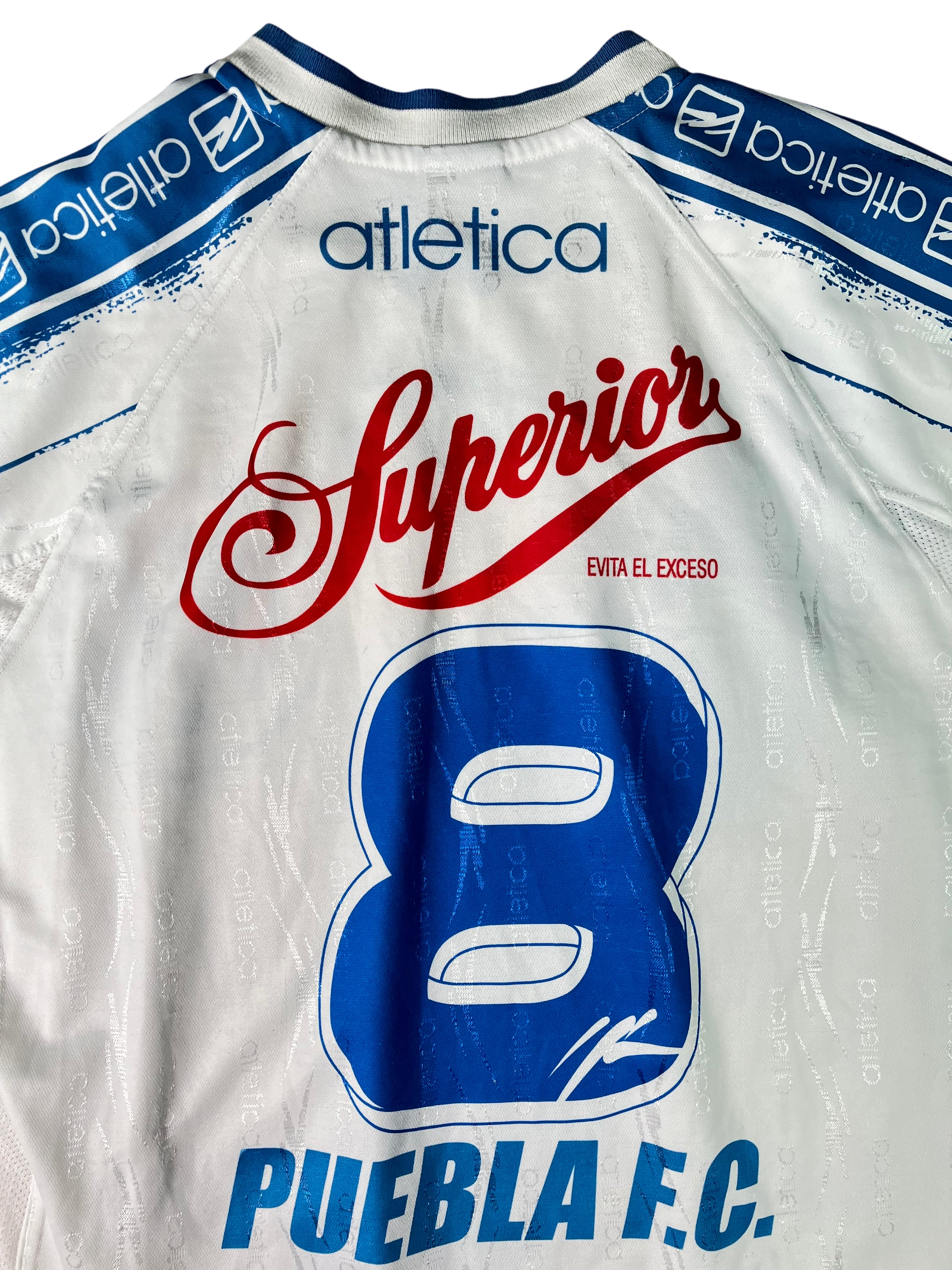 Jersey Puebla Local 1999 2000 Utilería Alberto García Aspe (L)