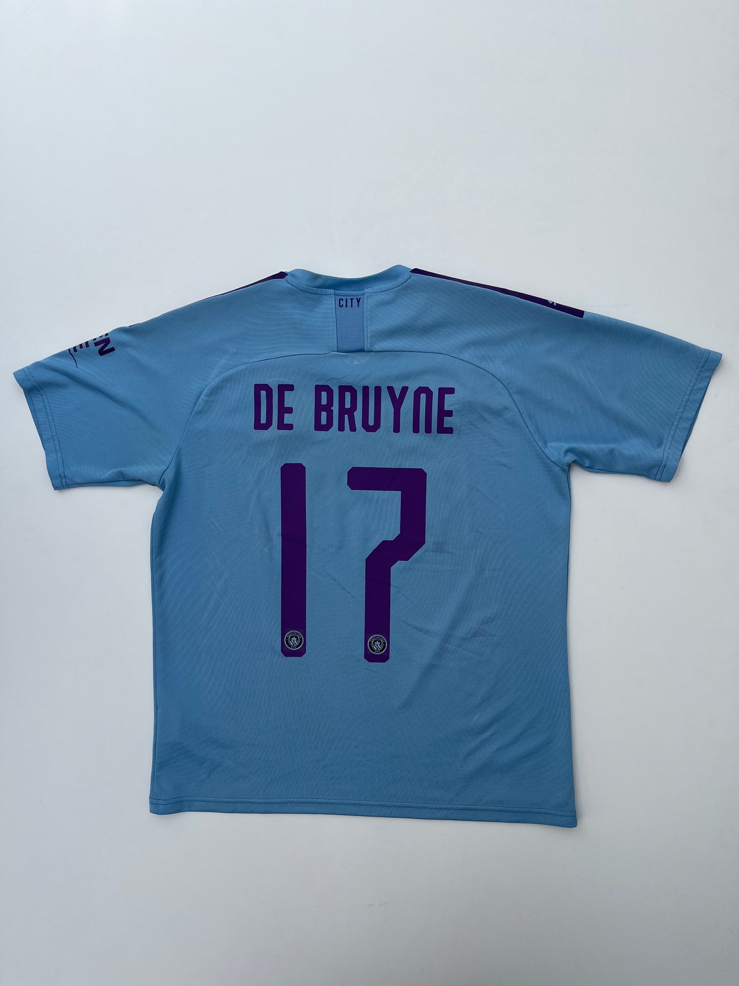 Jersey Manchester City Local 2019 2020 Kevin De Bruyne (L)