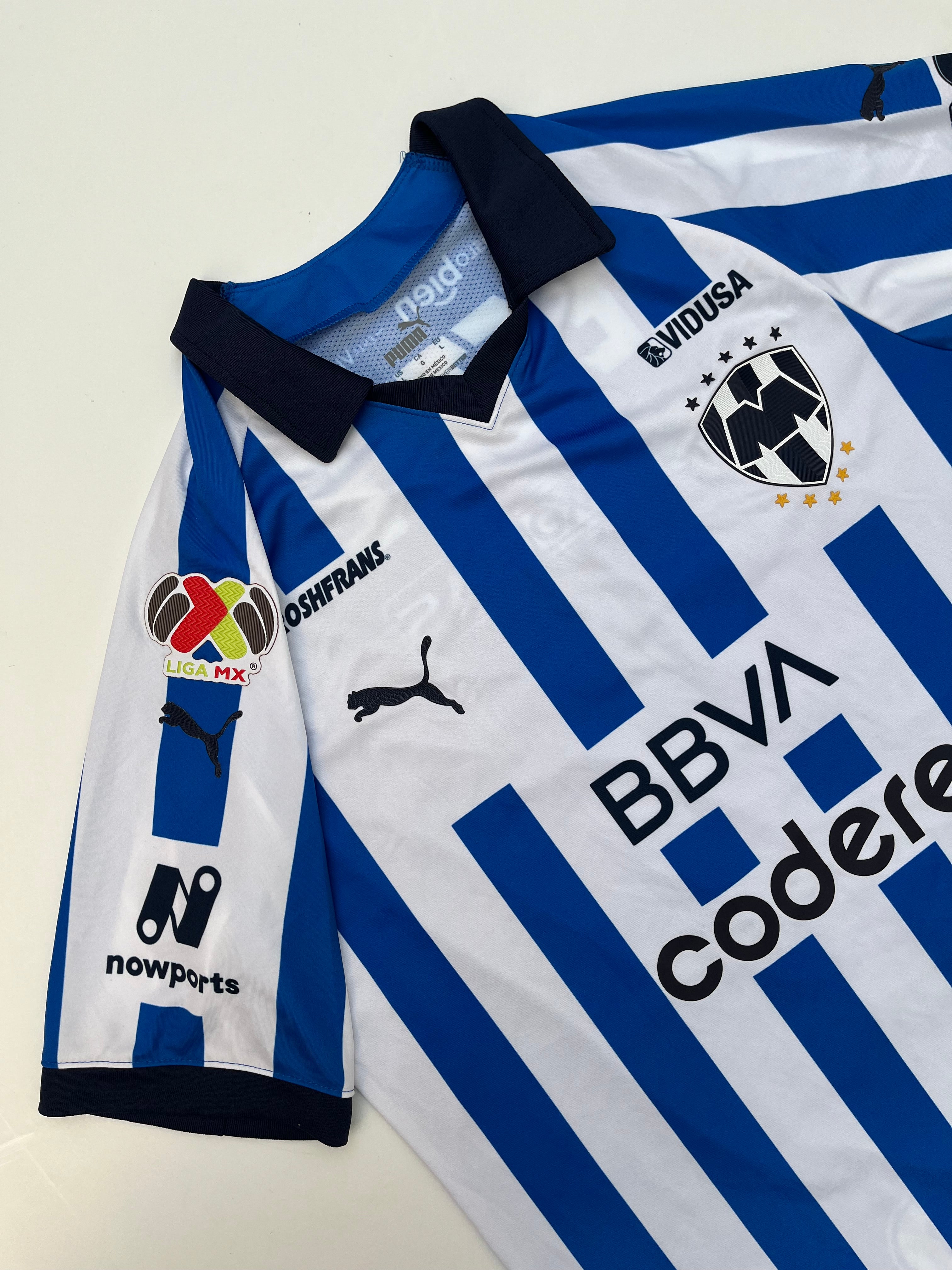 Jersey Rayados Monterrey Local 2023 2024 Match Worn Luis Romo (L)