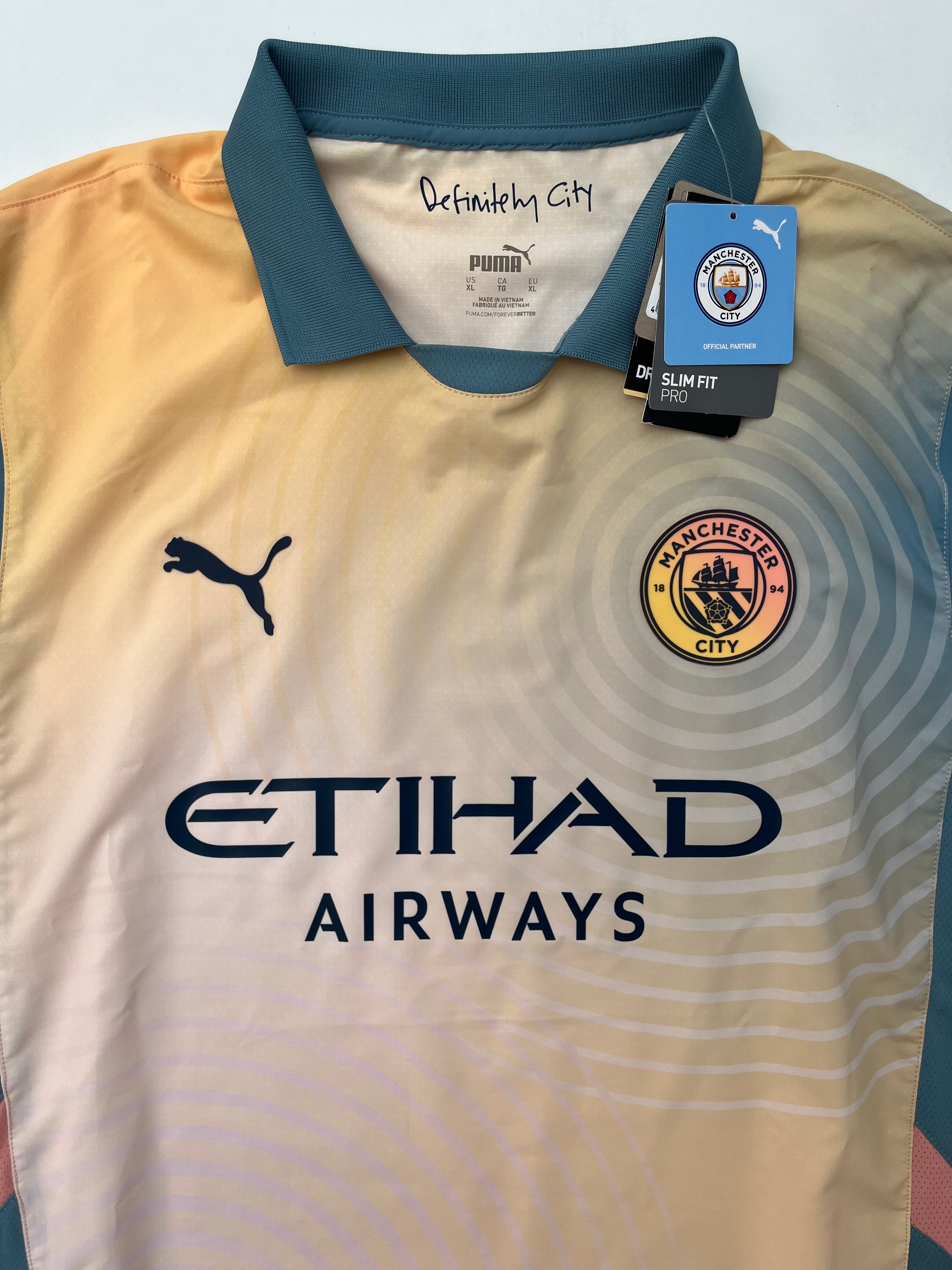 Jersey Manchester City Cuarta 2024 2025 *Edición Oasis* Versión Jugador (XL)