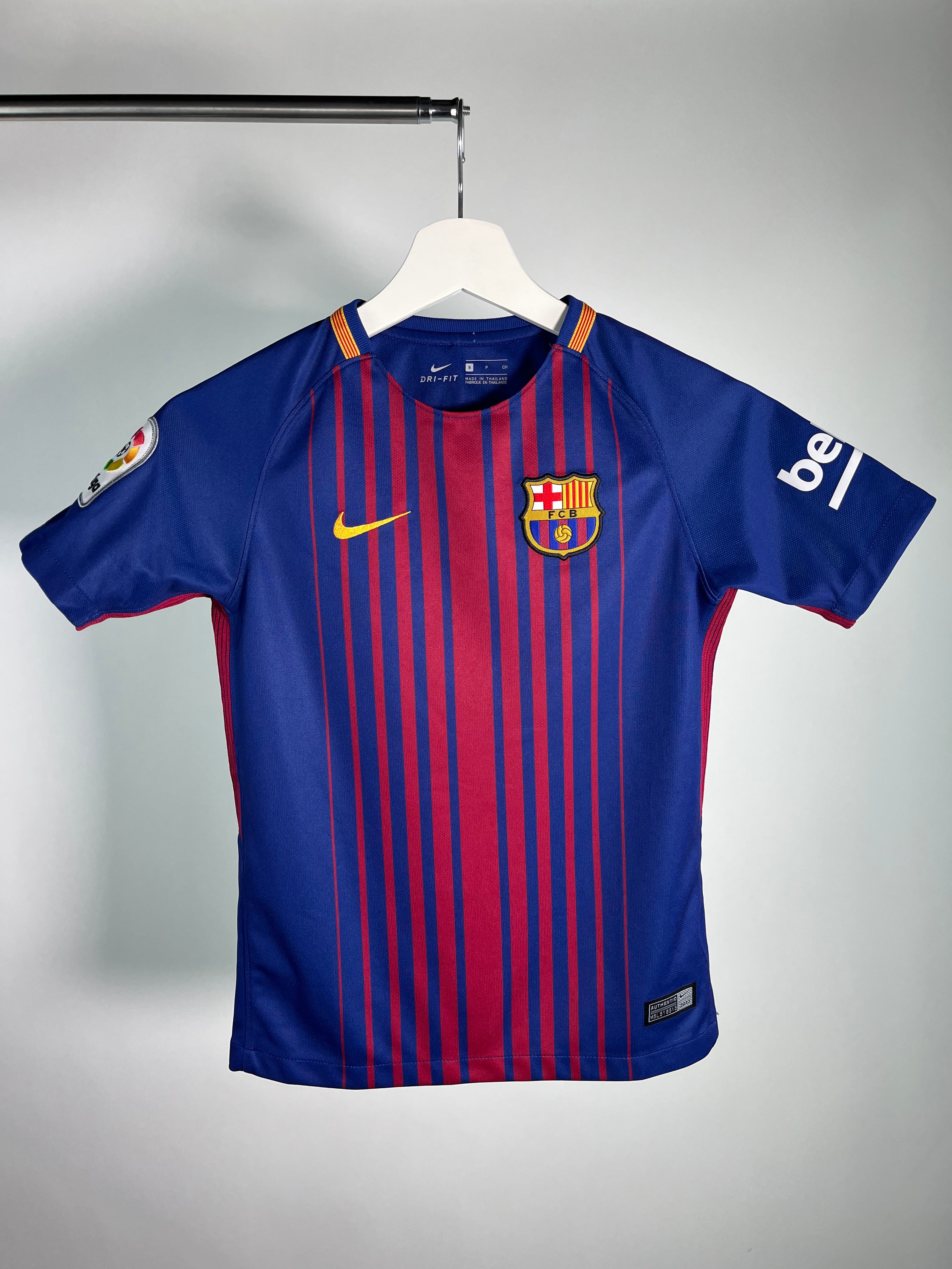 Jersey Barcelona Local 2017 2018 Lionel Messi (S Niño)