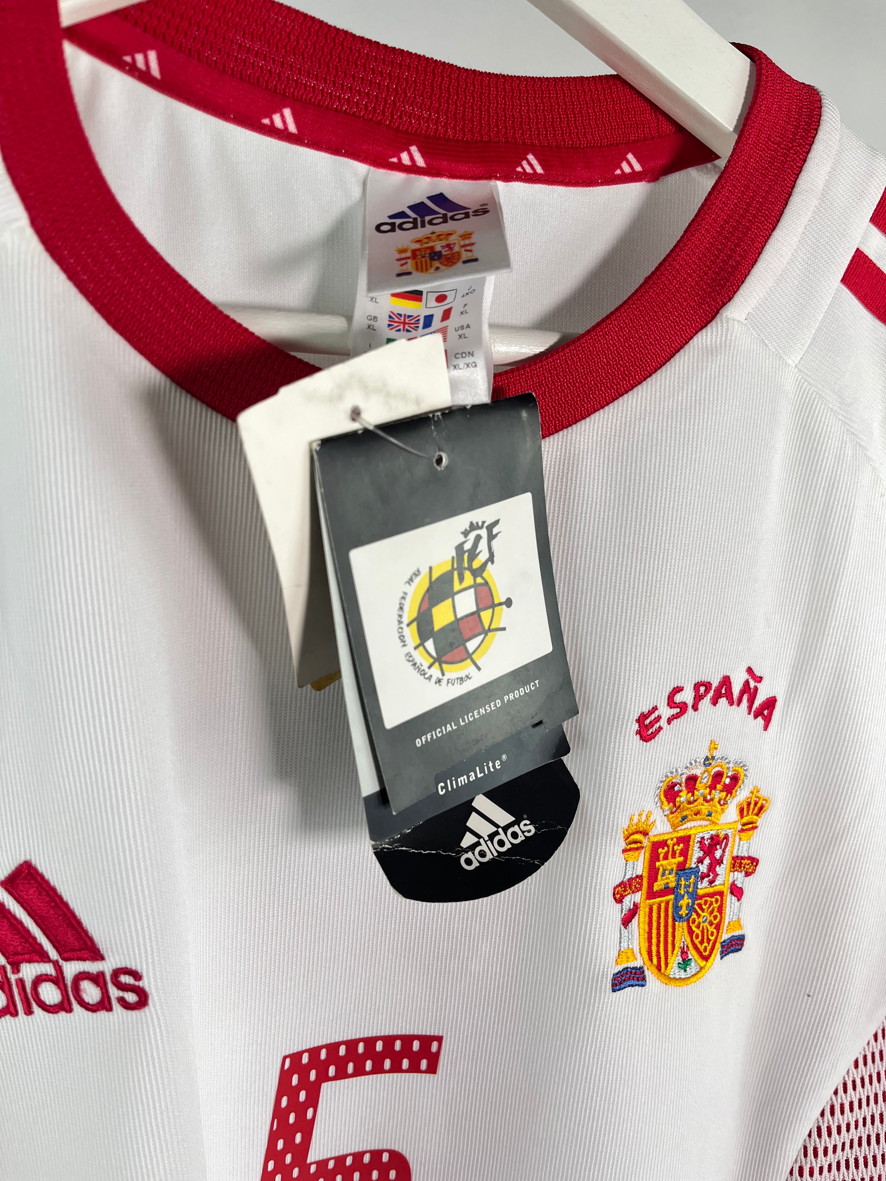 Jersey España Visita 2002 2004 Carles Puyol *C/Etiquetas* (XL)