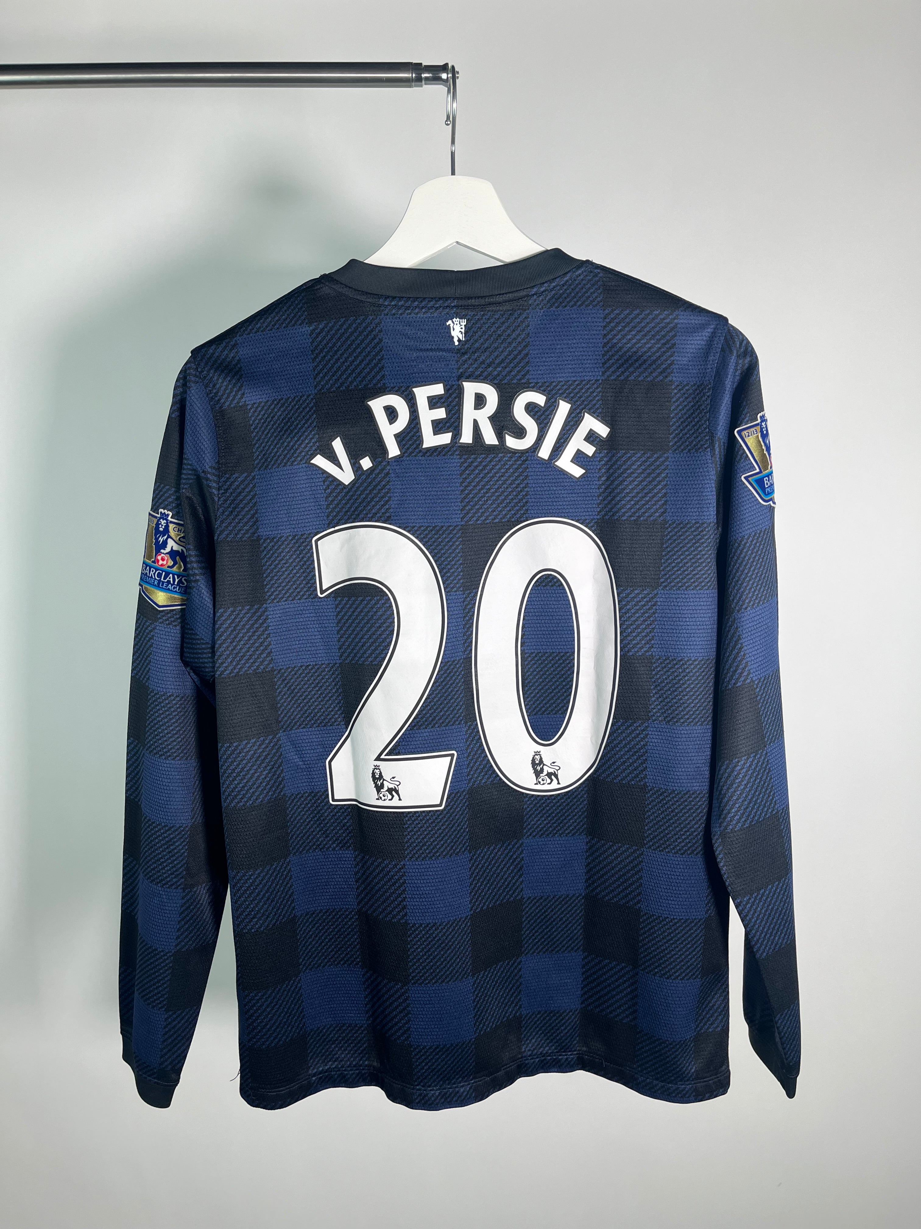 Jersey Manchester United Visita 2013 2014 Manga Larga Robin Van Persie ( XL Niño)
