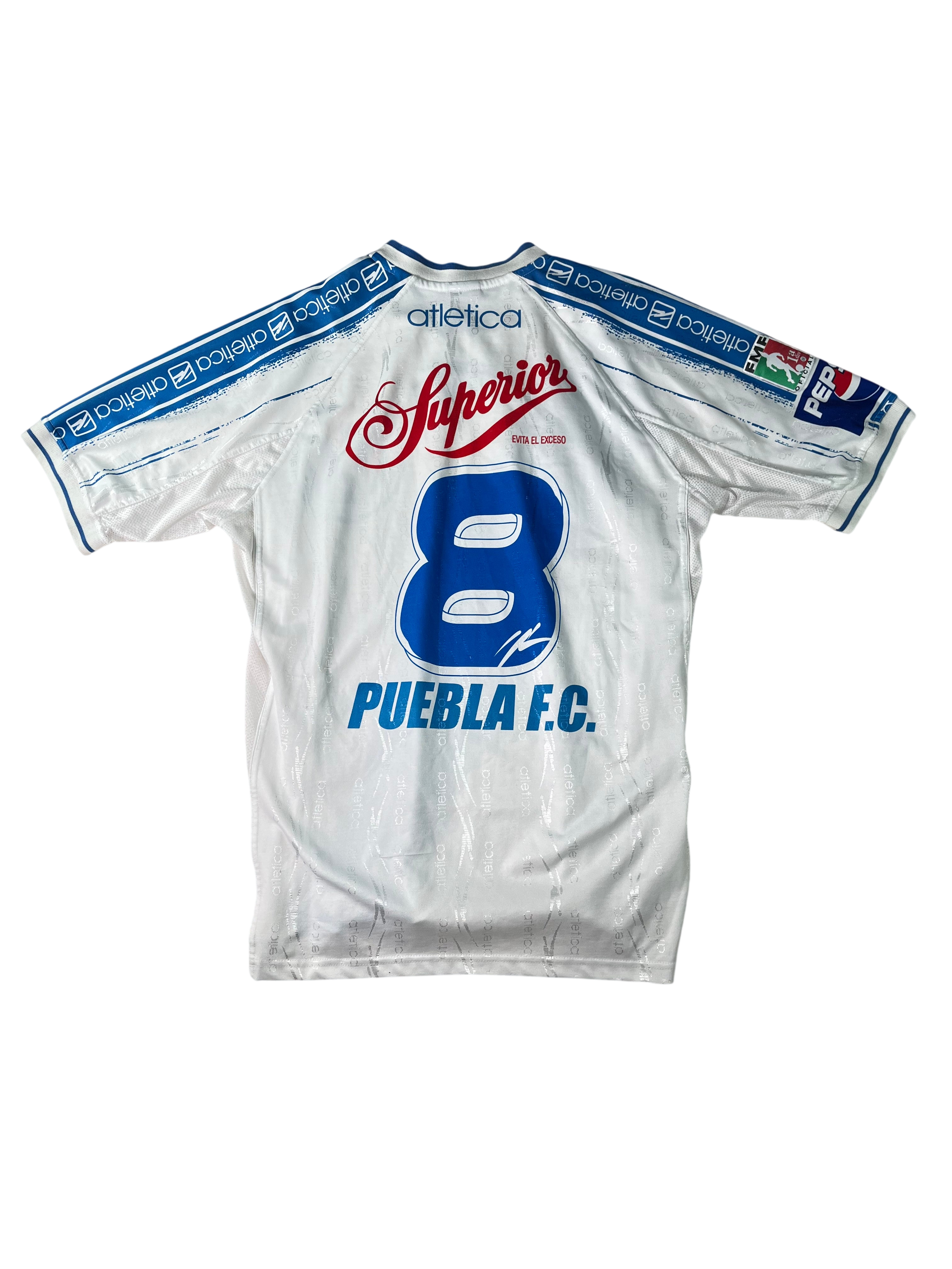 Jersey Puebla Local 1999 2000 Utilería Alberto García Aspe (L)