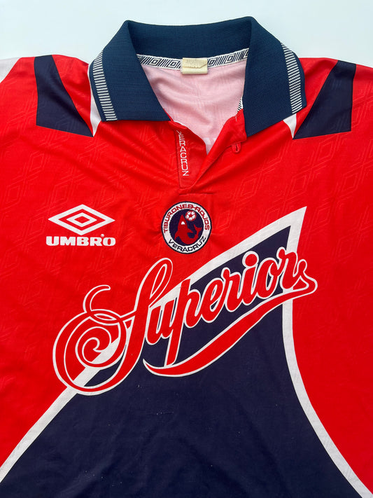 Jersey Veracruz Local 1995 1996 Match Worn Niver Arboleda (L)