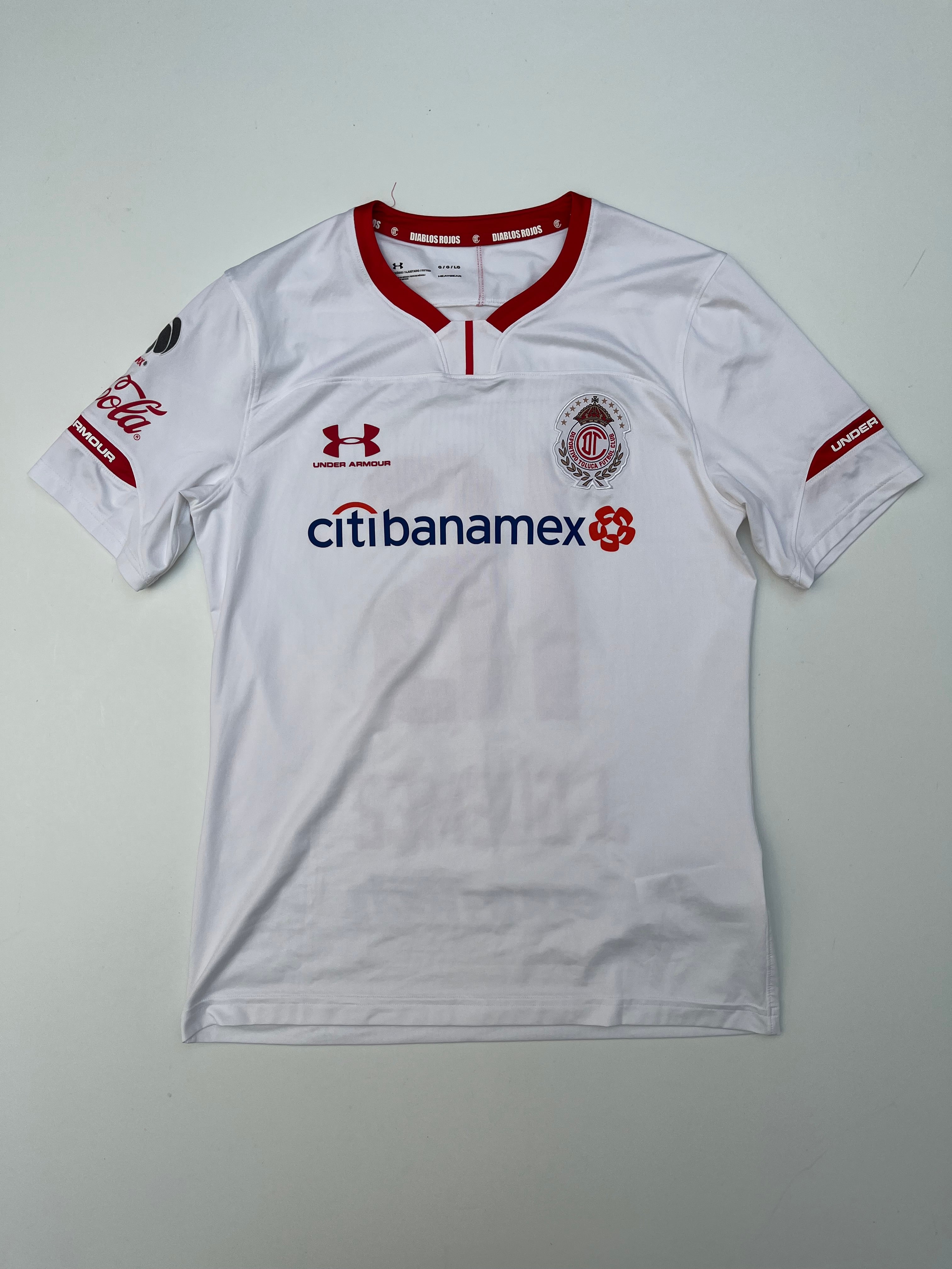 Jersey Toluca Visita 2019 2020 Match Worn Javier Güémez (L)