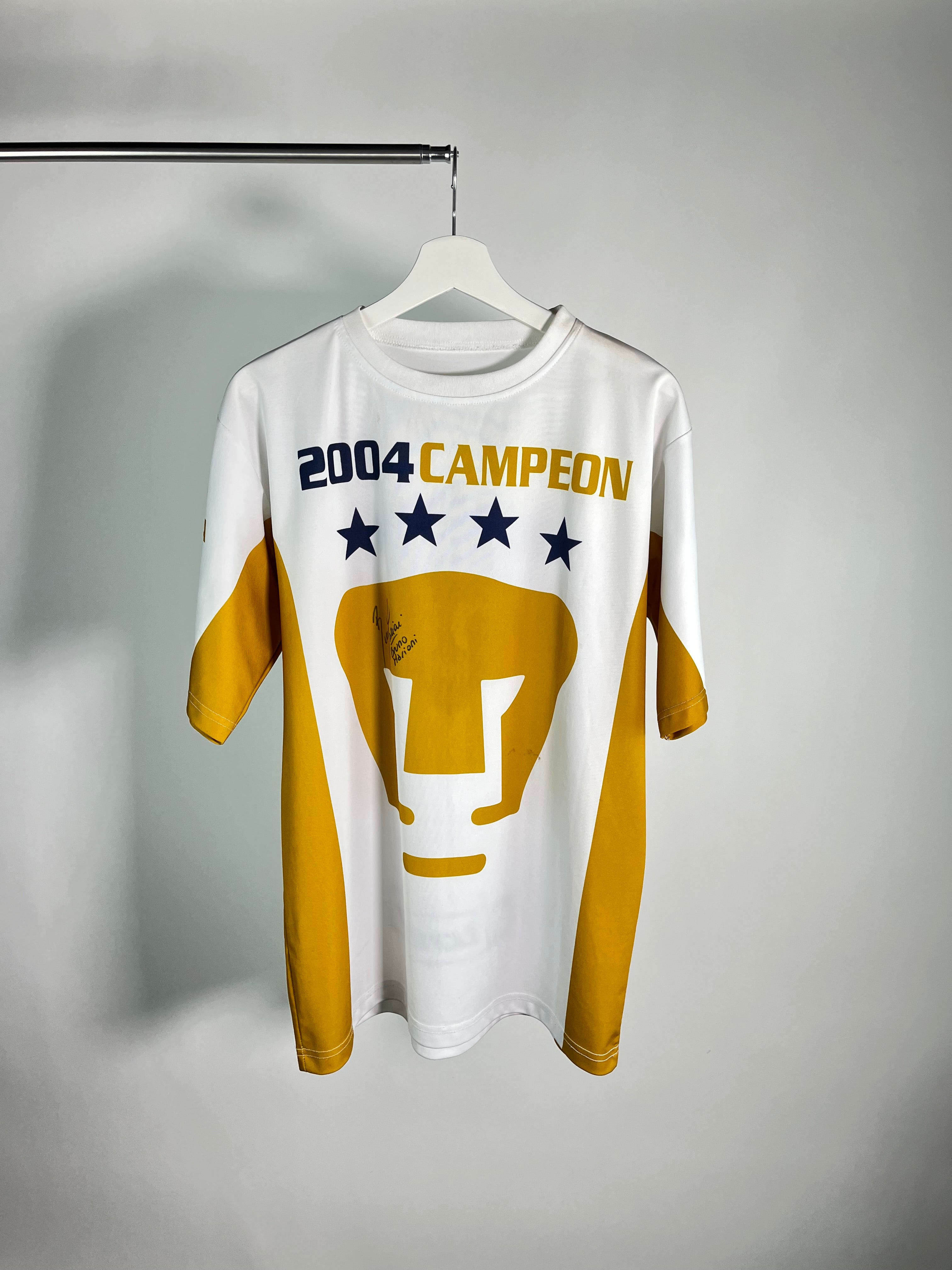 Jersey Pumas Especial 2004 Autografiado Bruno Marioni (L)