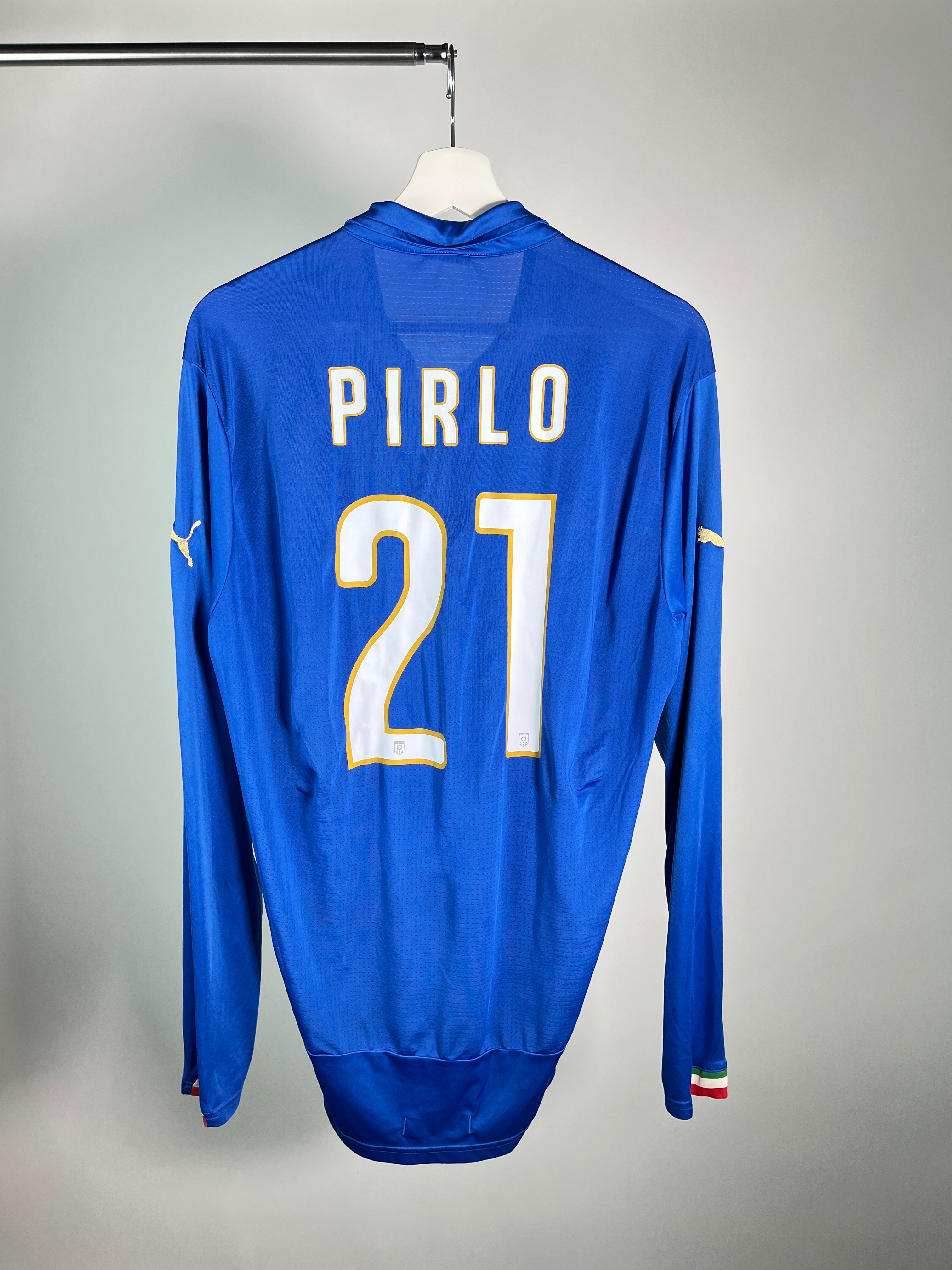 Jersey Italia Local 2014 2016 Manga Larga Andrea Pirlo (L)