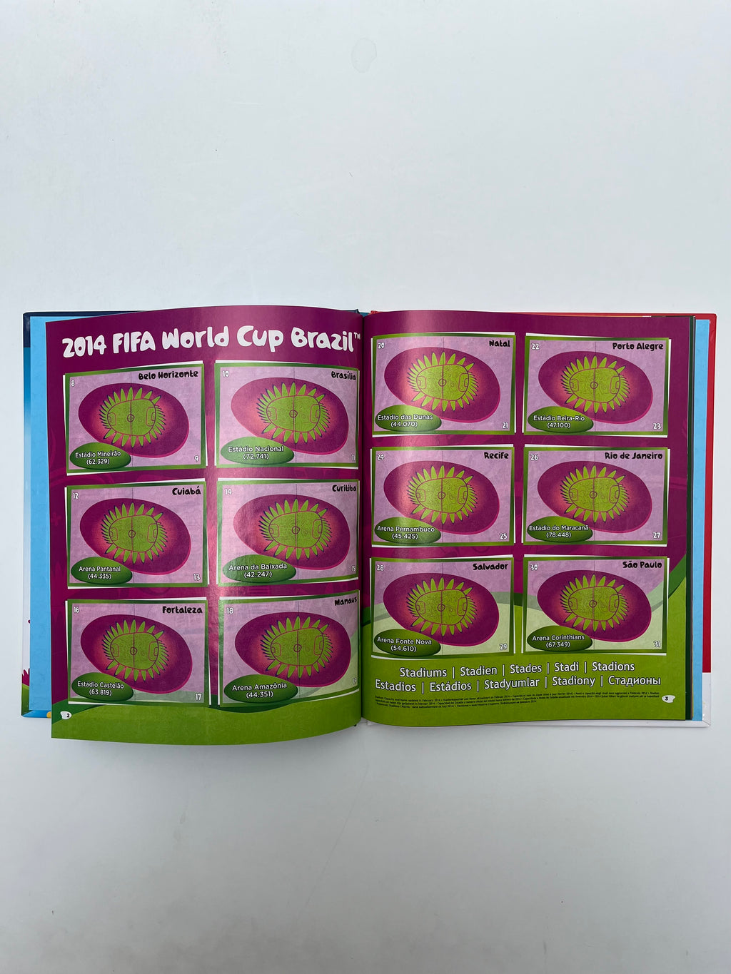 Álbum Mundial Brasil 2014 Edición Pasta dura (Vacío)