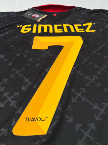 Jersey AC Milan Cuarta 2024 2025 OFF White Santiago Giménez (L)