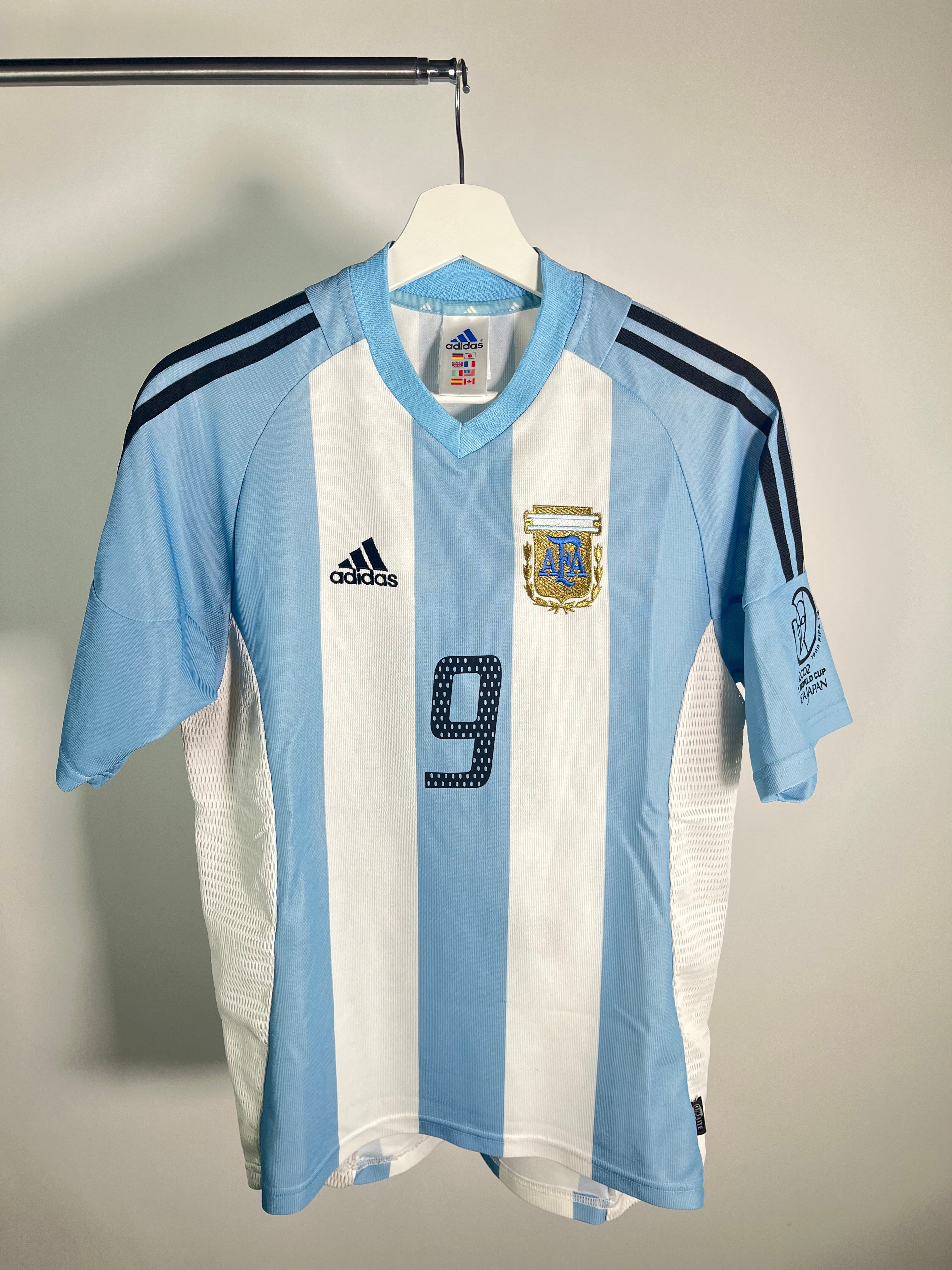 Jersey Argentina Local 2002 2004 *Mundial Corea Japón* Gabriel Batistuta (S)