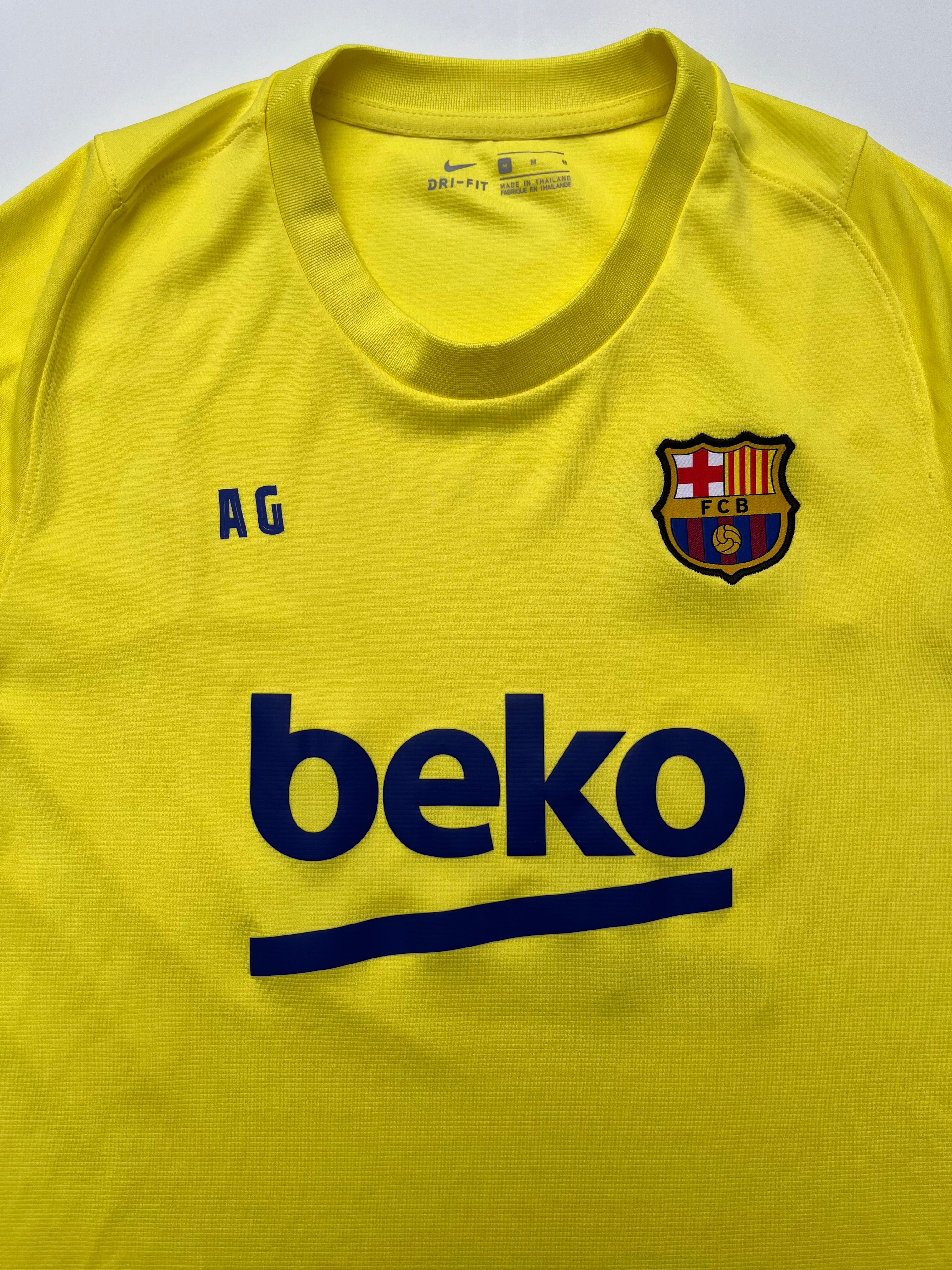 Jersey barcelona amarillo best sale