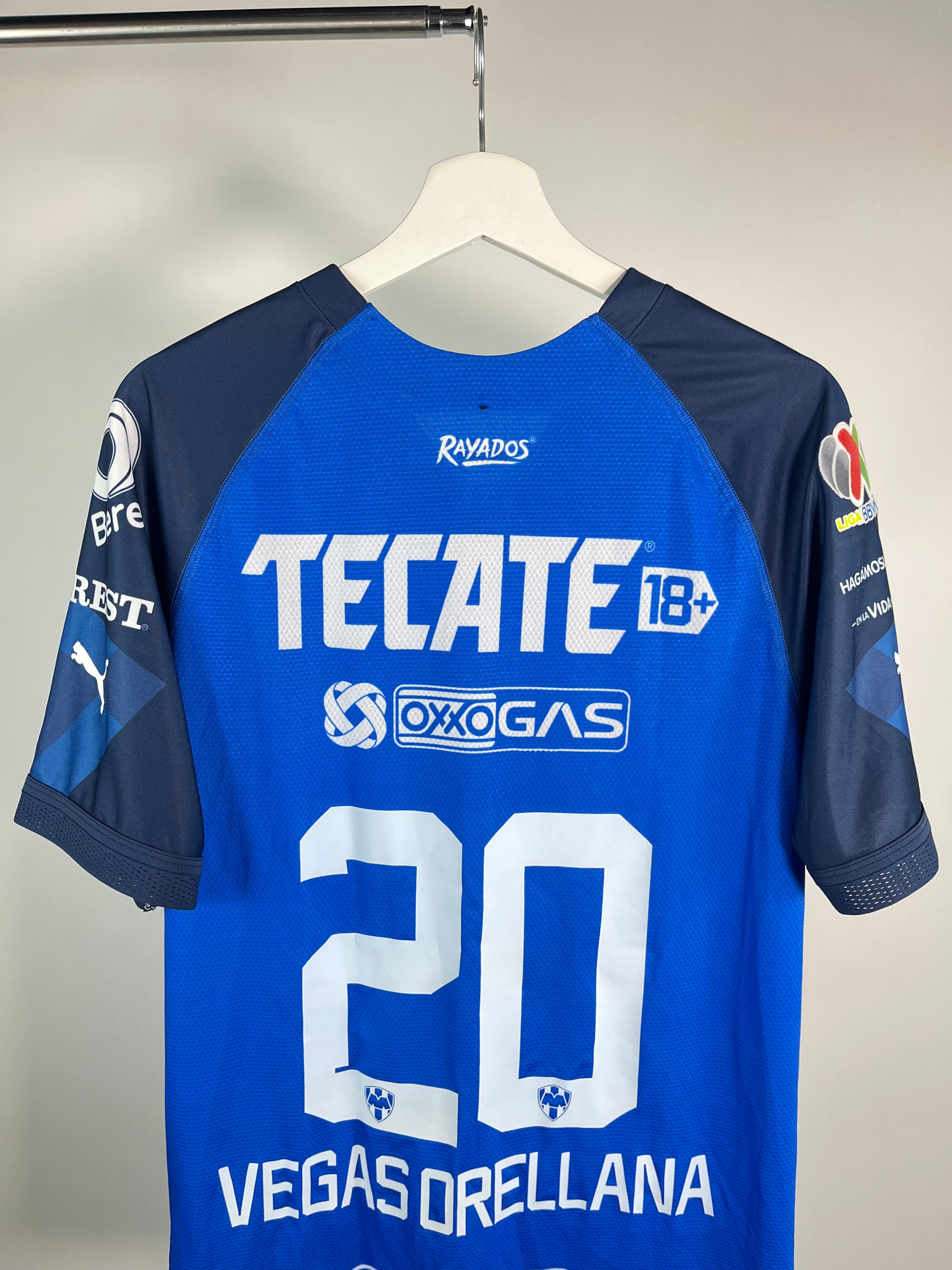Jersey Rayados Monterrey Visita 2022 2023 Match Worn Sebastián Vegas Orellana (L)