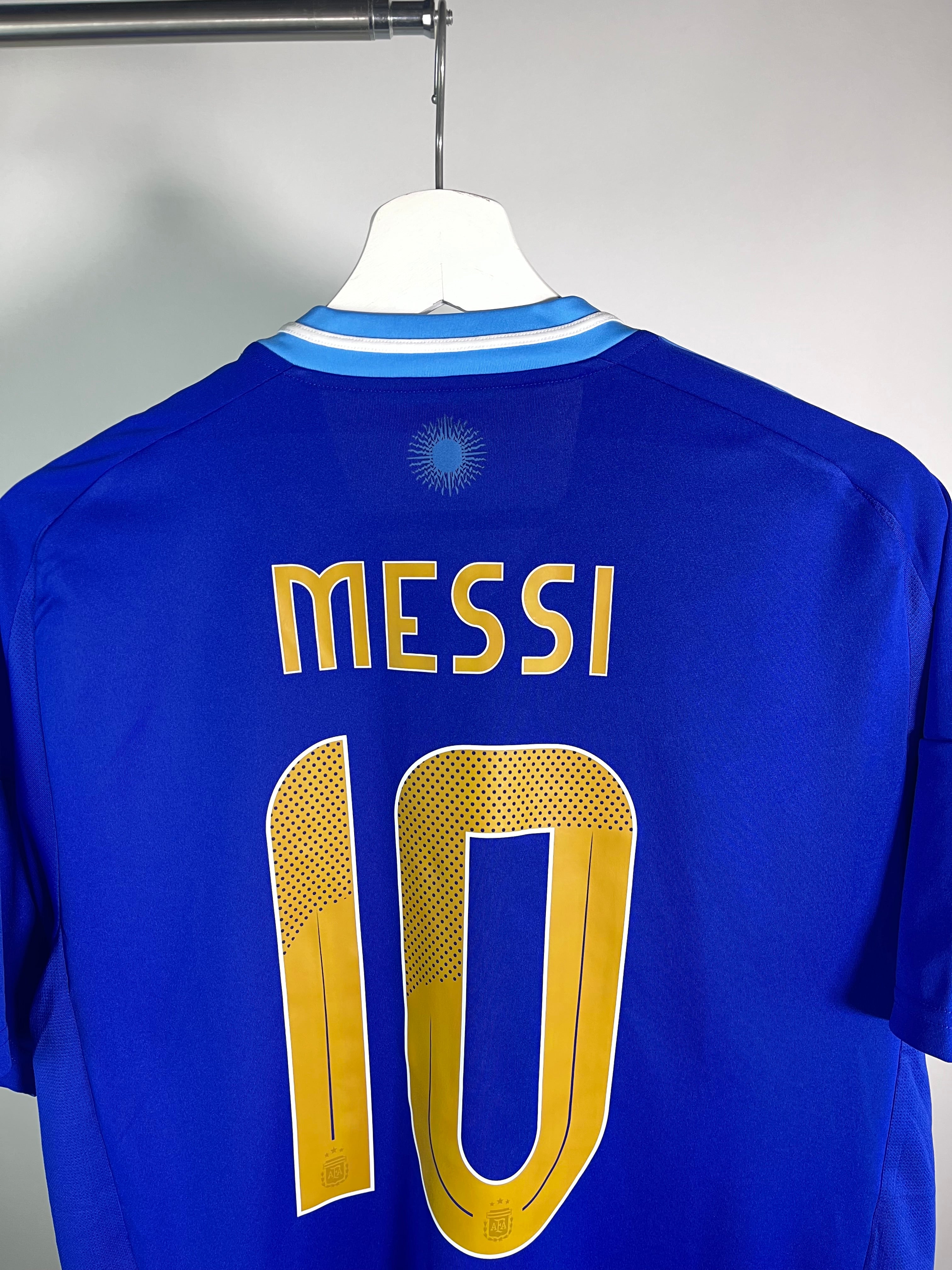 Jersey Argentina Visita 2024 2026 Lionel Messi (L)
