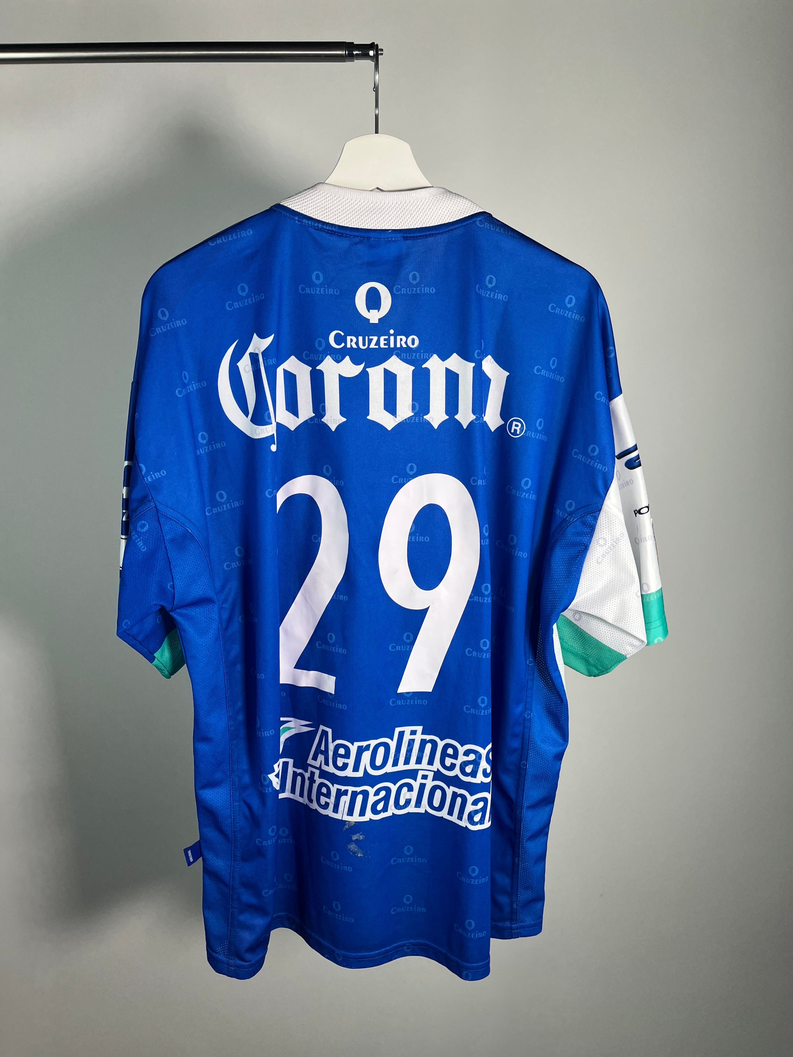 Jersey Colibríes de Morelos Visita 2002 2003 Match Worn Claudinho (XL)