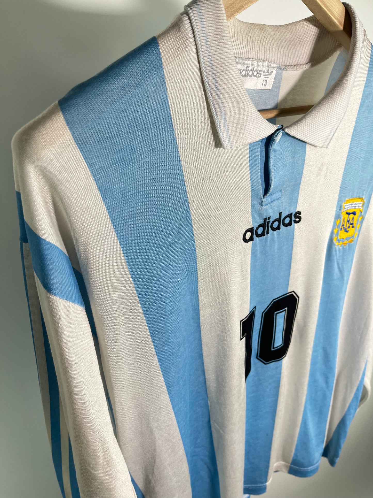 Jersey Argentina Local 1994 1996 Manga Larga Diego Armando Maradona (M)