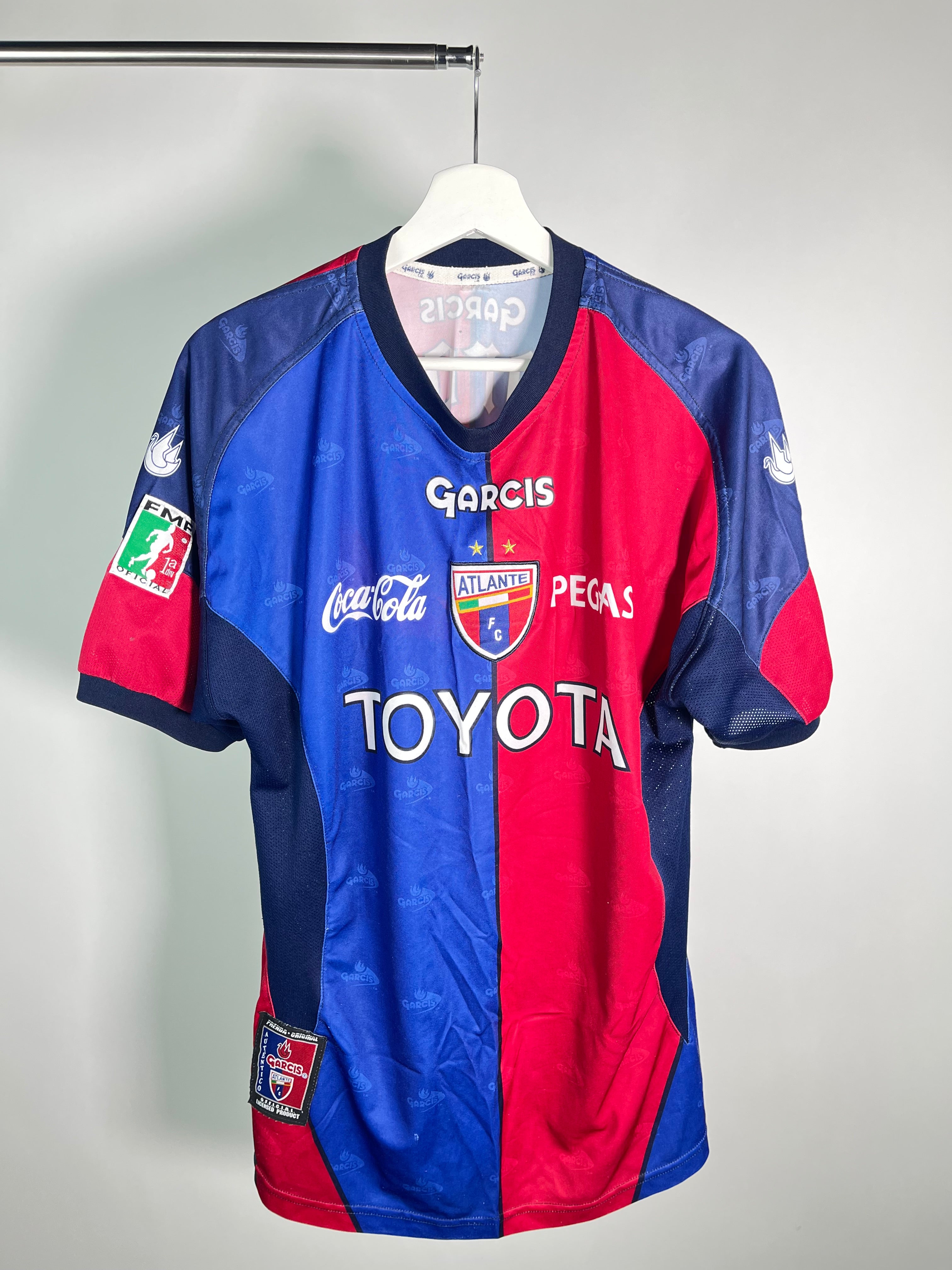 Jersey Atlante Local 2004 2005 Utilería Sebastián "Chamagol" González (M)