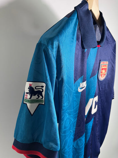 Jersey Arsenal Visita 1995 1996 Dennis Bergkamp (M)