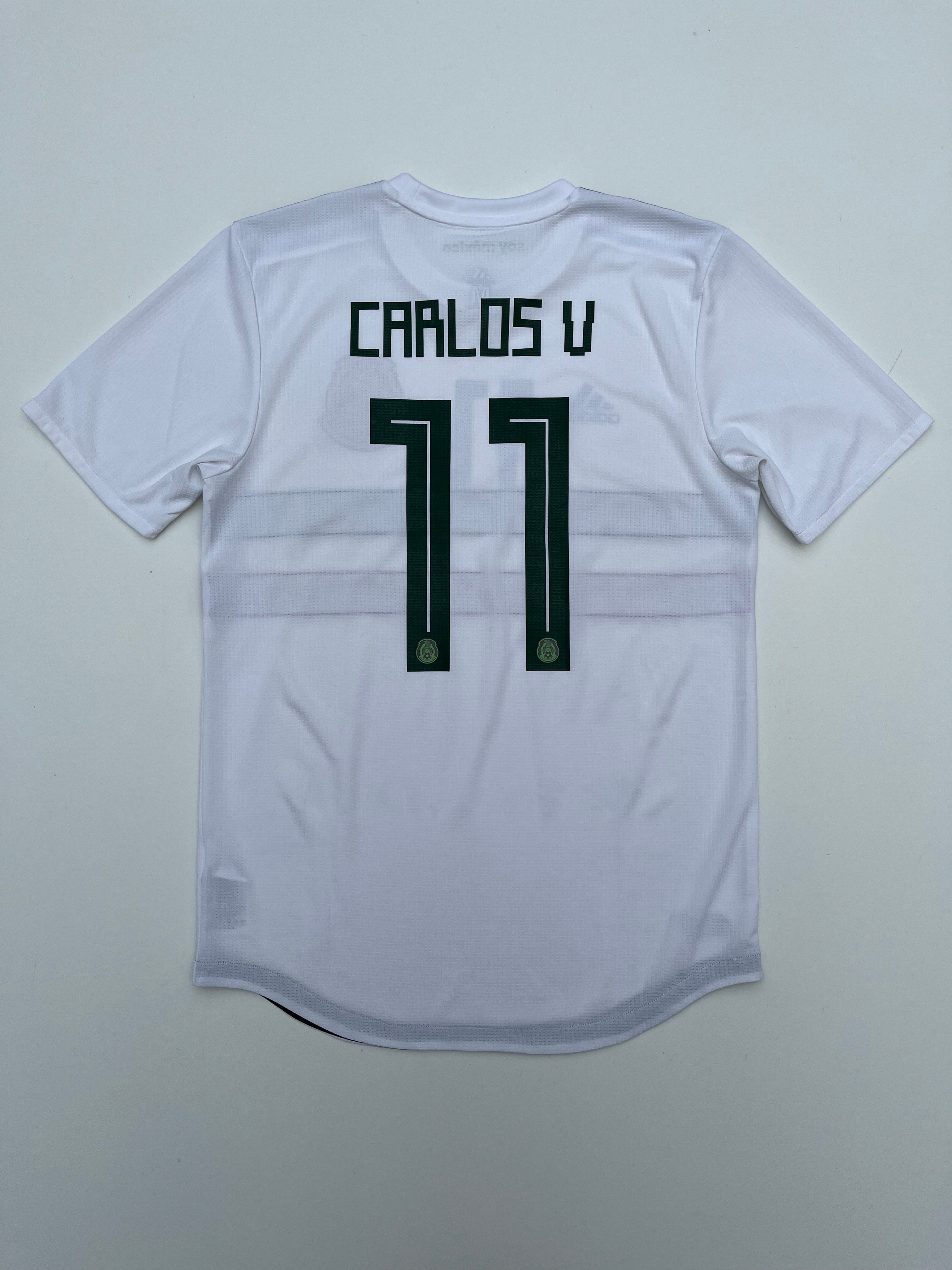 Jersey México Visita 2018 2019 Versión Jugador Carlos Vela (M)