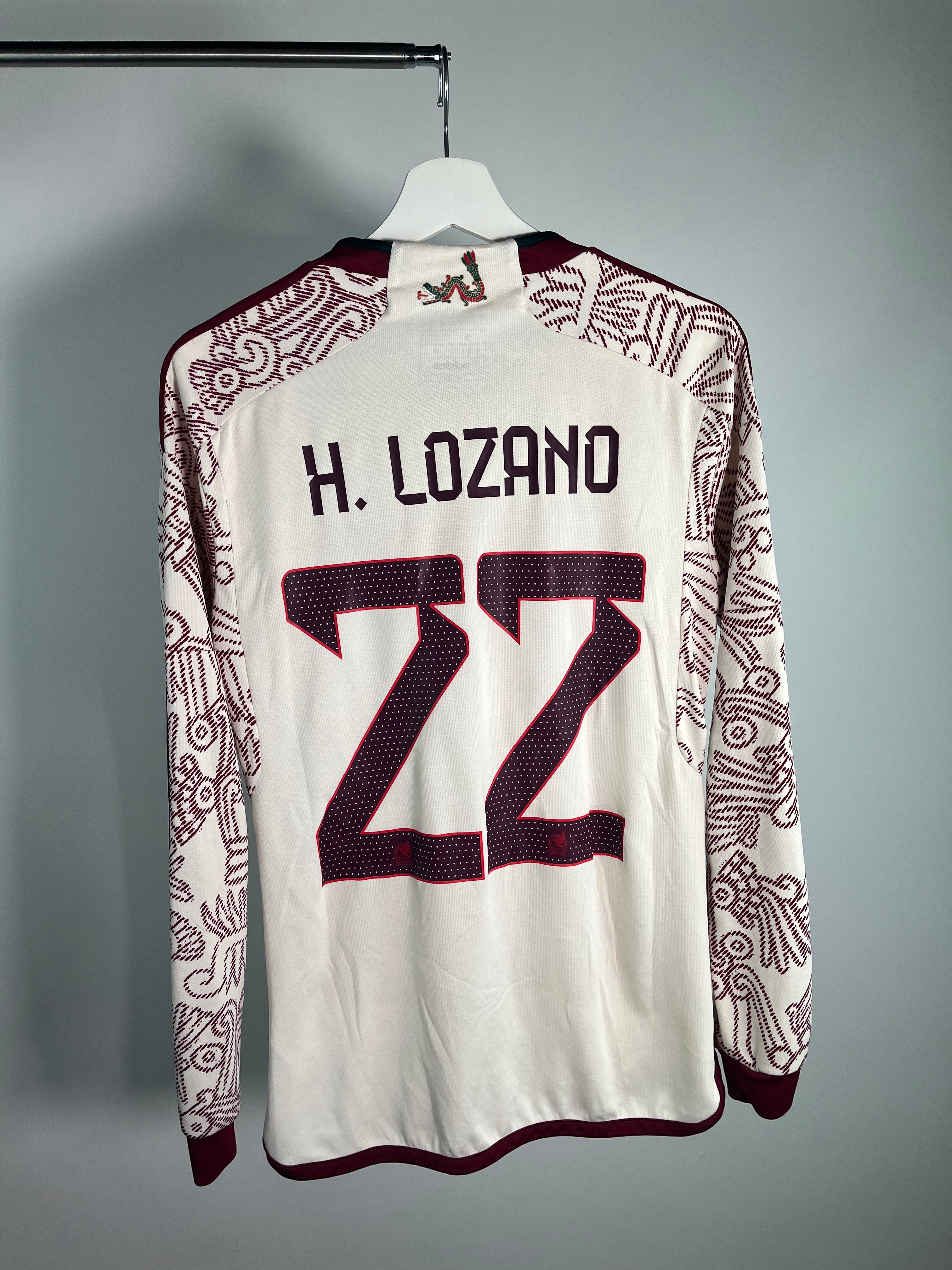 Jersey México Visita 2022 2023 Manga Larga Hirving "Chucky" Lozano  (S)