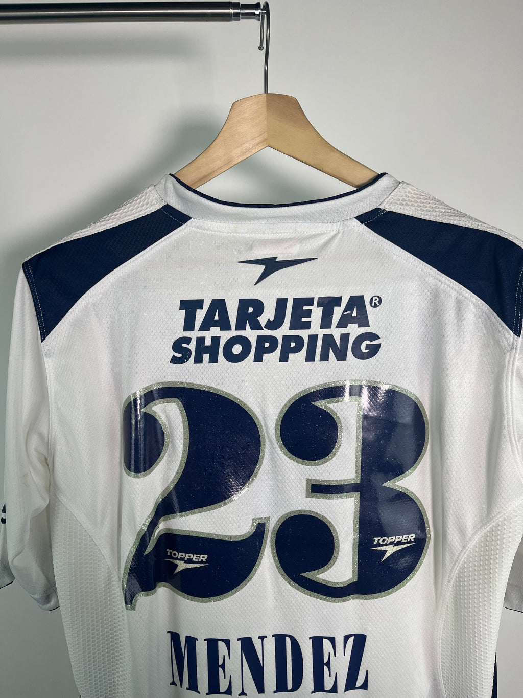 Jersey Velez Sarsfield Local 2007 2008 Match Worn Sebastián Méndez (M)