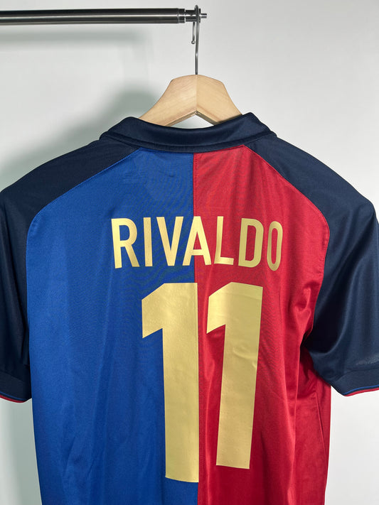 Jersey Barcelona Local 1999 2000 *Reedición 2013* Rivaldo (M)