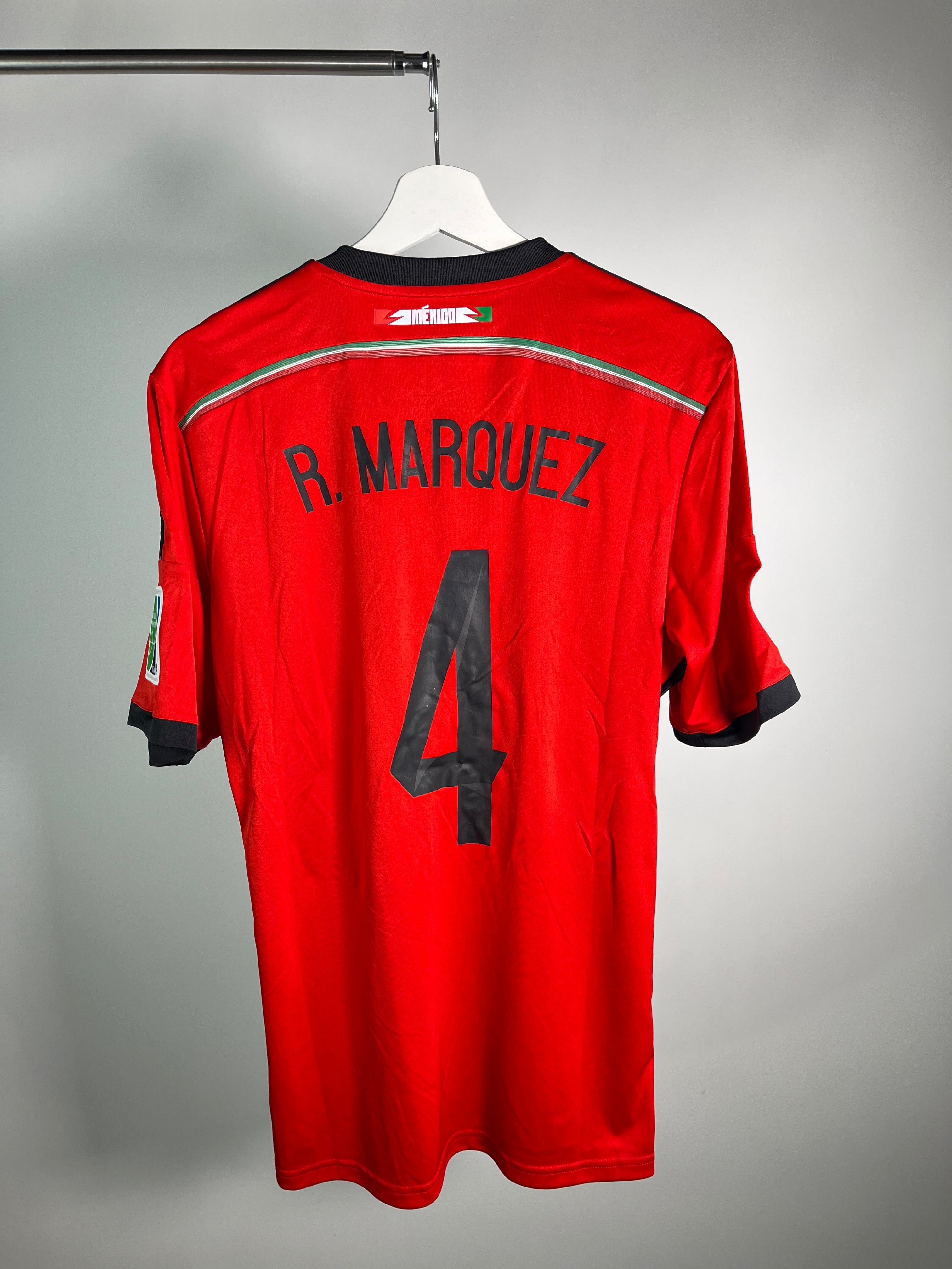 Jersey México Visita 2014 2015 *Match Detail vs Brasil* Rafael Márquez (XL)