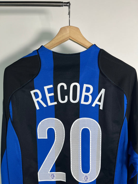 Jersey Inter de Milan Local 2004 2005 Manga Larga Álvaro “Chino”Recoba  (L)