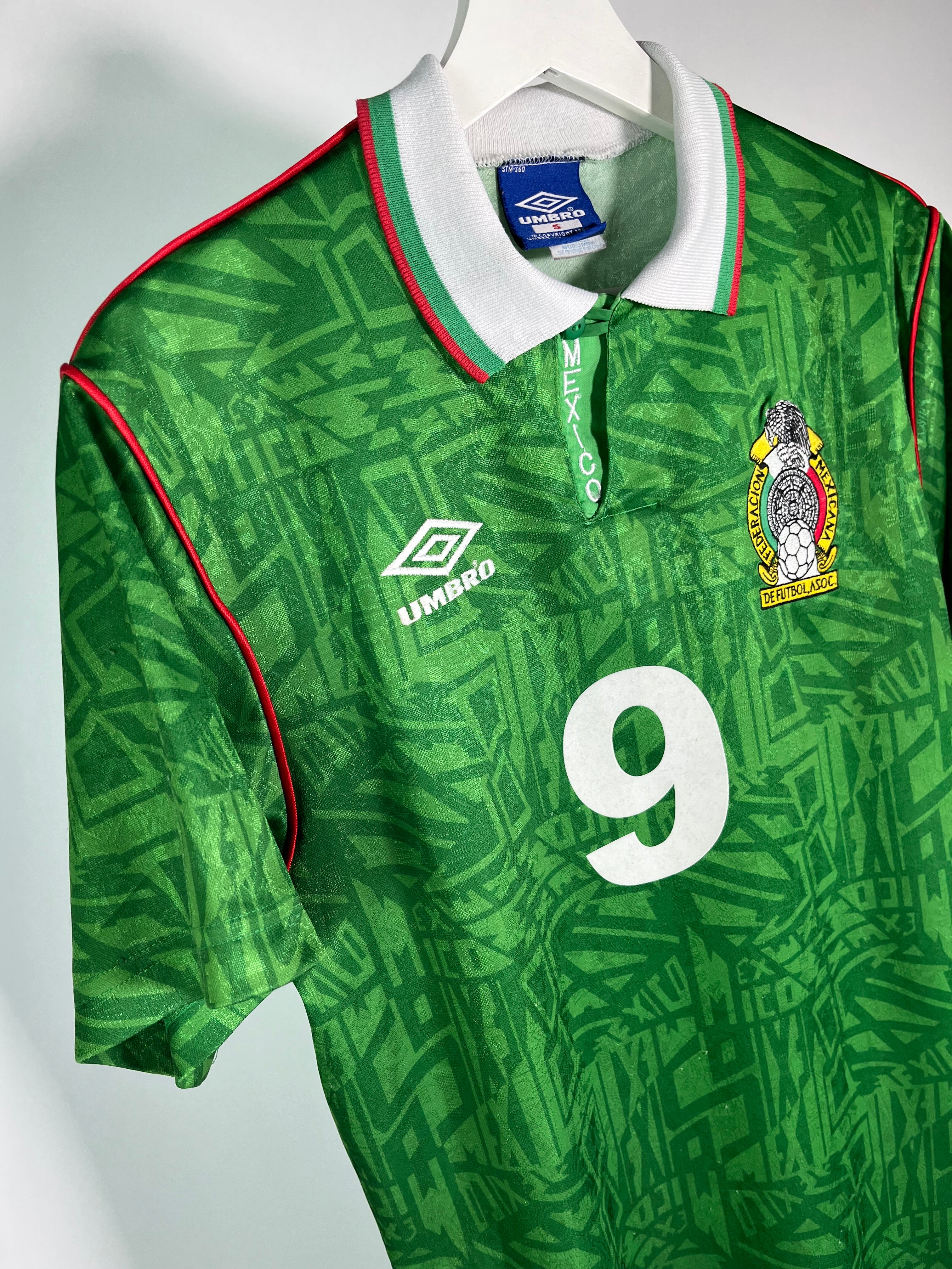 Jersey México Local 1994 1995 Versión Jugador Hugo Sanchez (S)