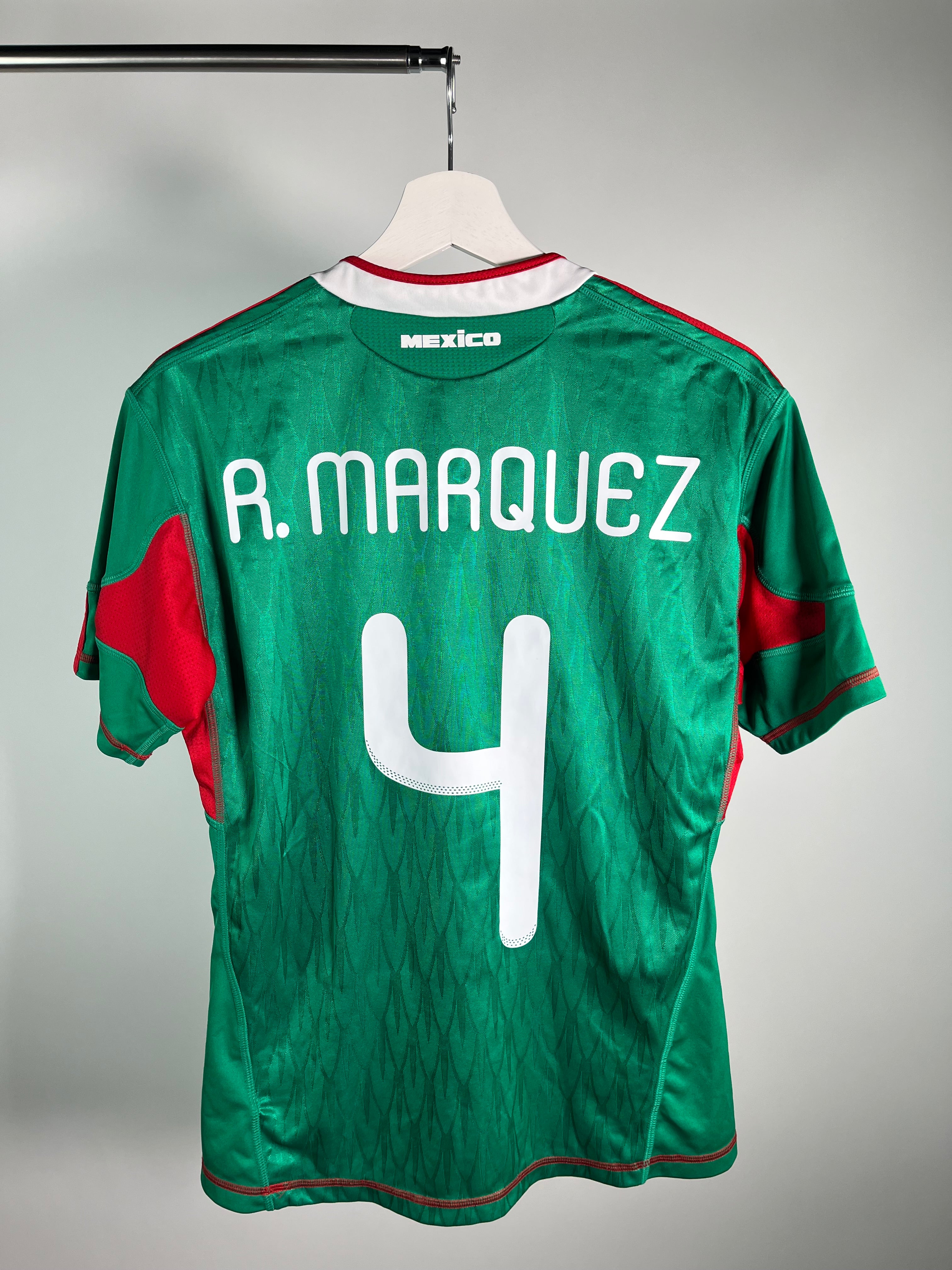 Jersey México Local 2010 2011 *Match Detail vs Francia* Rafael Márquez (M Mujer)