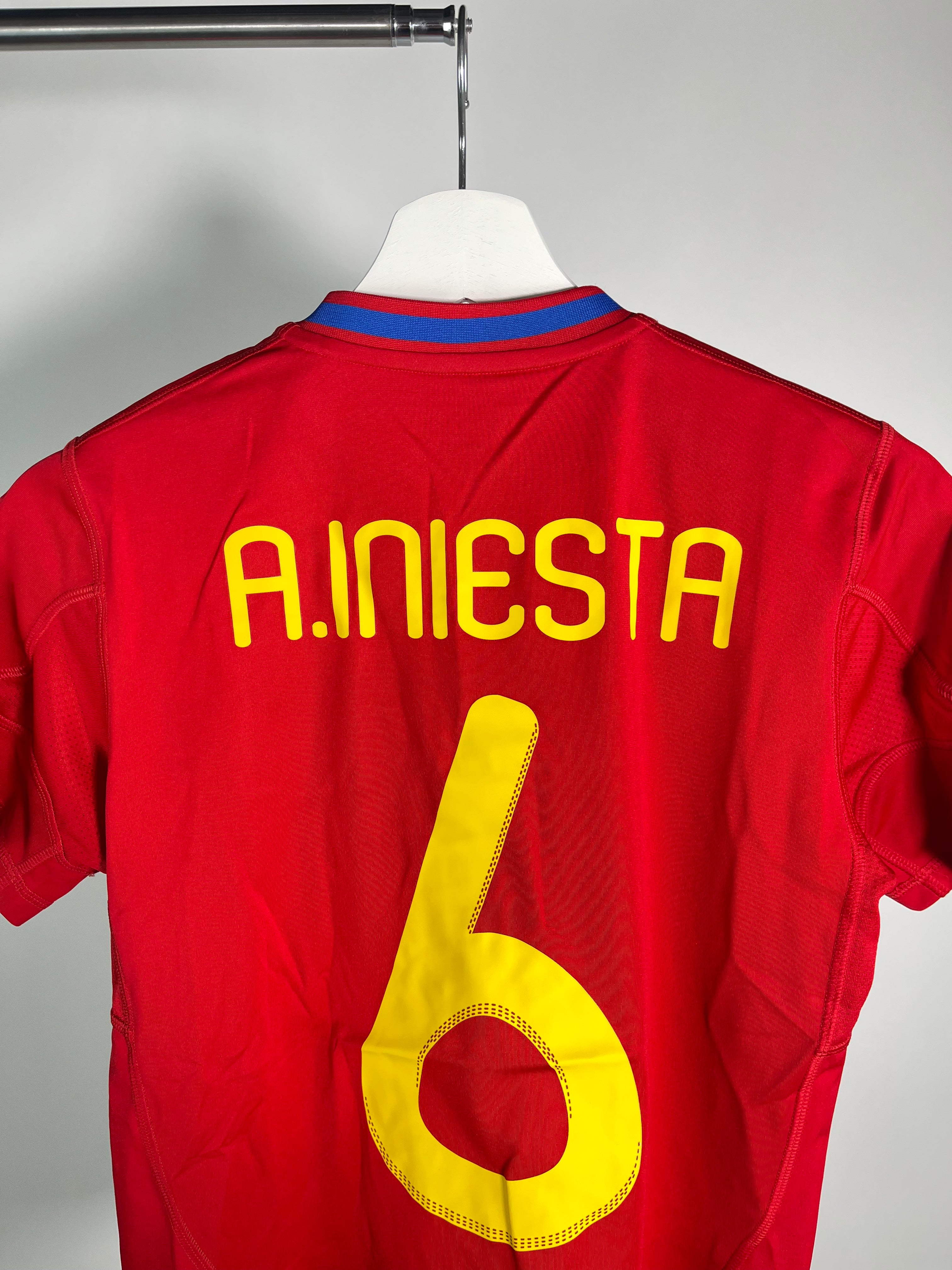 Jersey España Local 2010 2012 Andrés Iniesta (M Niño)