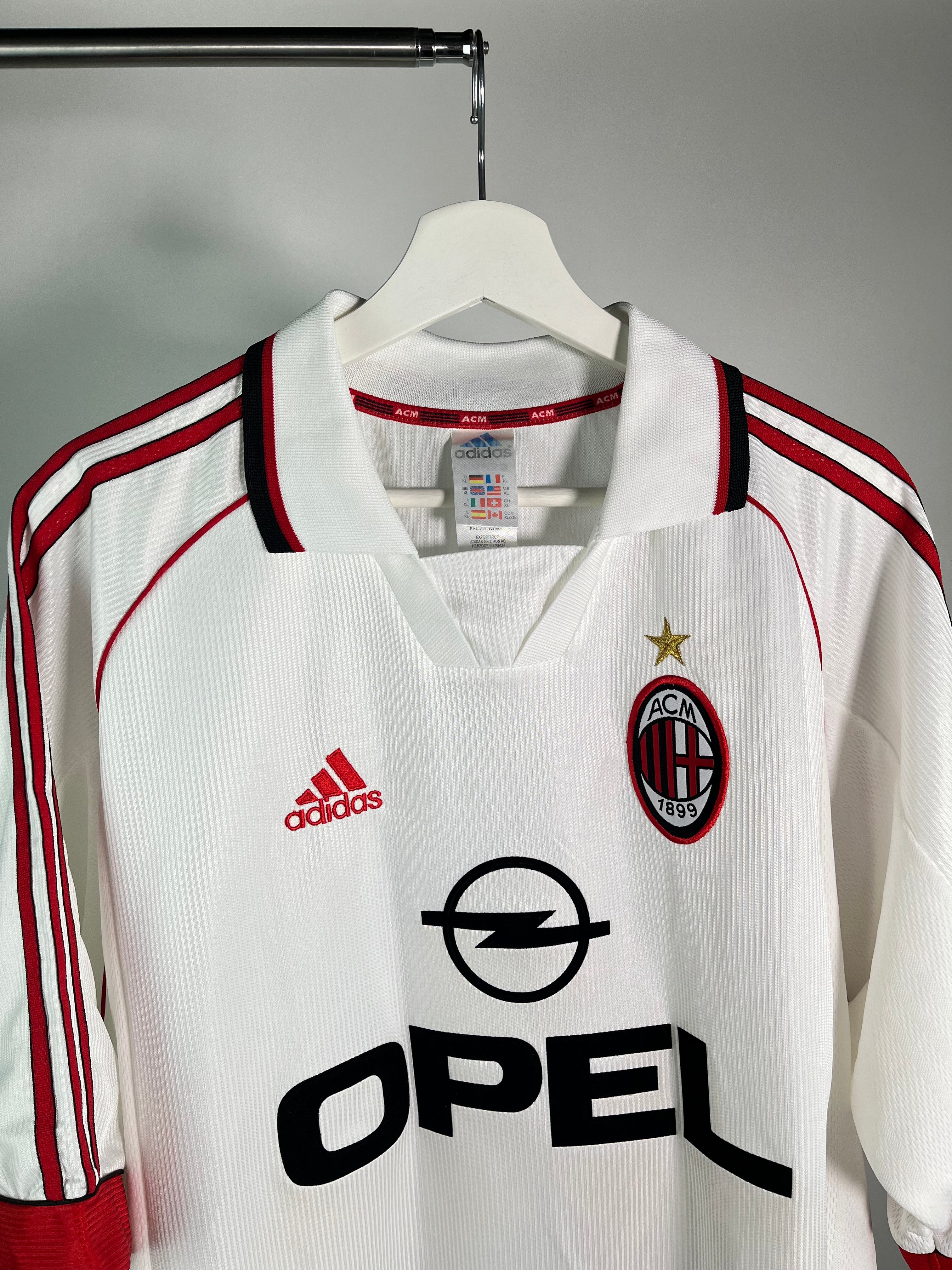 Jersey AC Milán Visita 1999 2000 *C/Etiquetas* (XL)