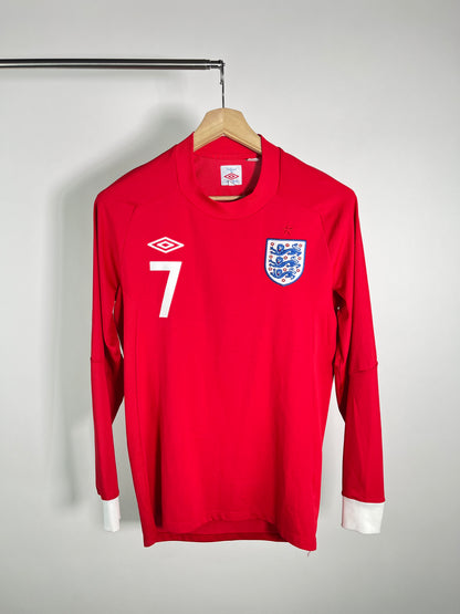Jersey Inglaterra Visita 2010 2011 Manga Larga David Beckham (M)