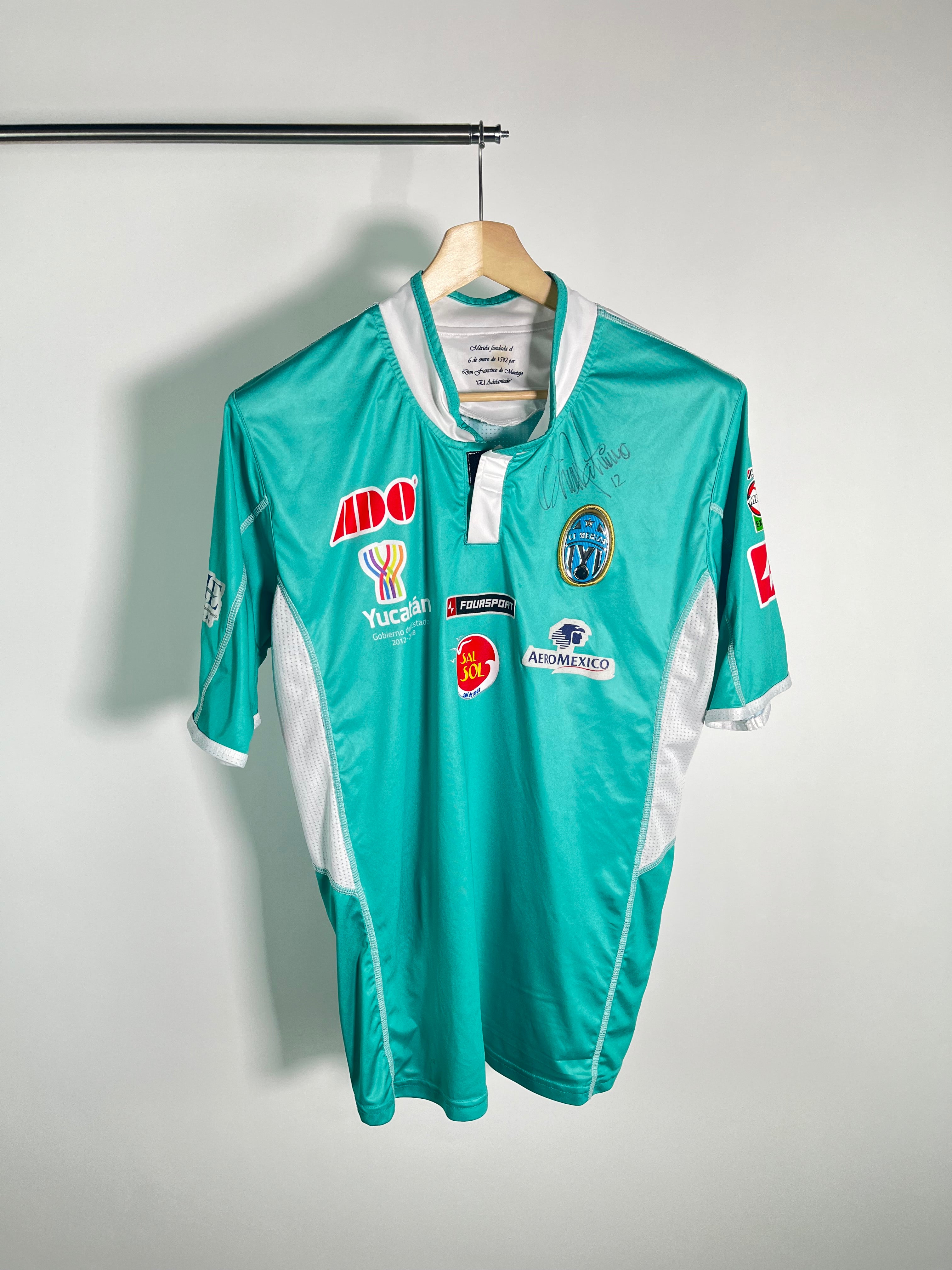 Jersey Merida Visita 2016 2017 Match Worn Autografiado David Patiño (M)