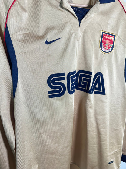Jersey Arsenal Visita 2001 2002 Manga Larga (L)