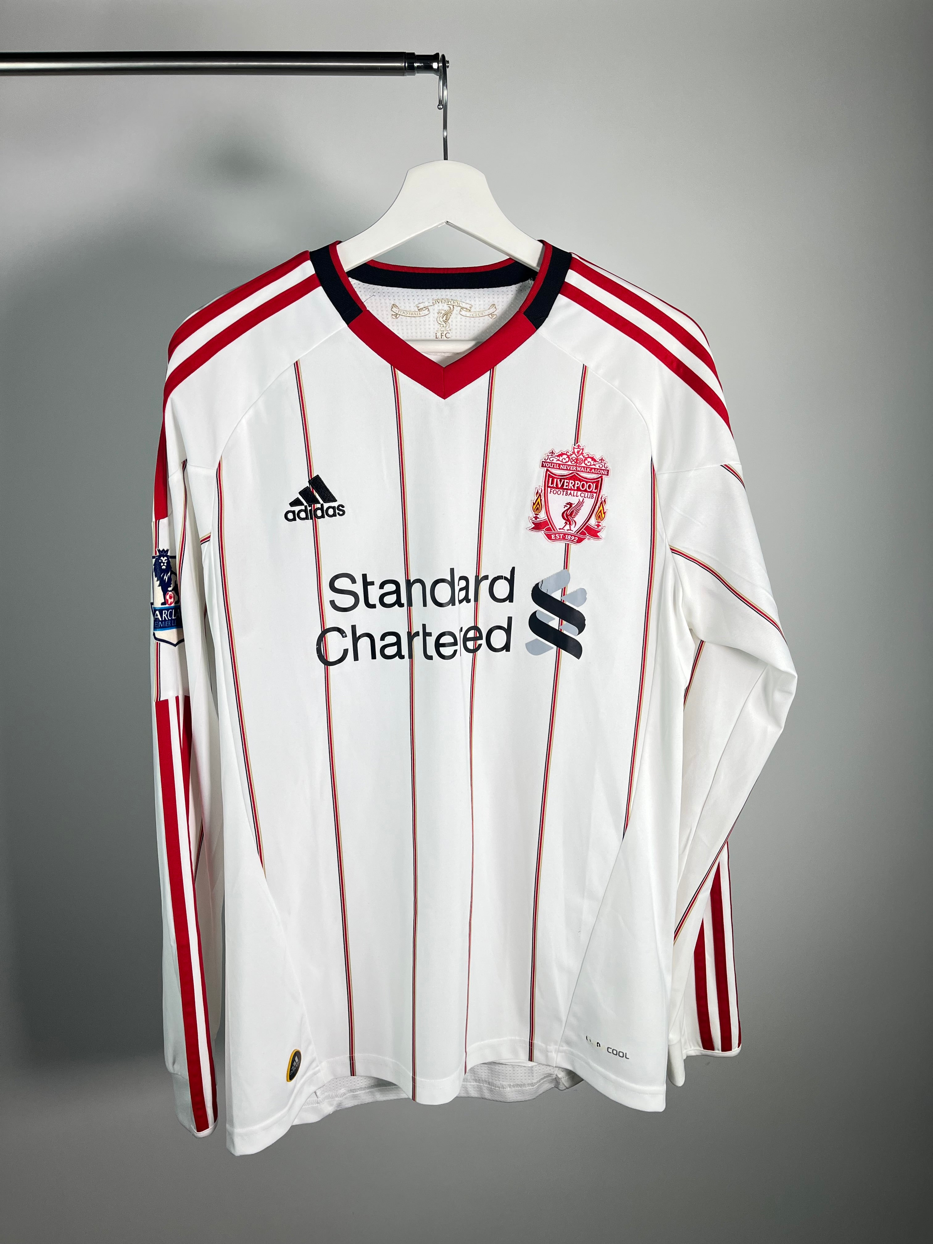 Jersey Liverpool Visita 2010 2011 Manga Larga Joe Cole (S)