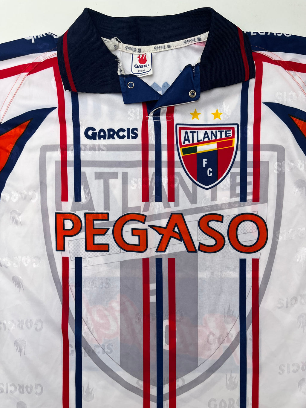 Jersey Atlante Visita 2000 2001 Utilería Carlos Hermosillo (XL)