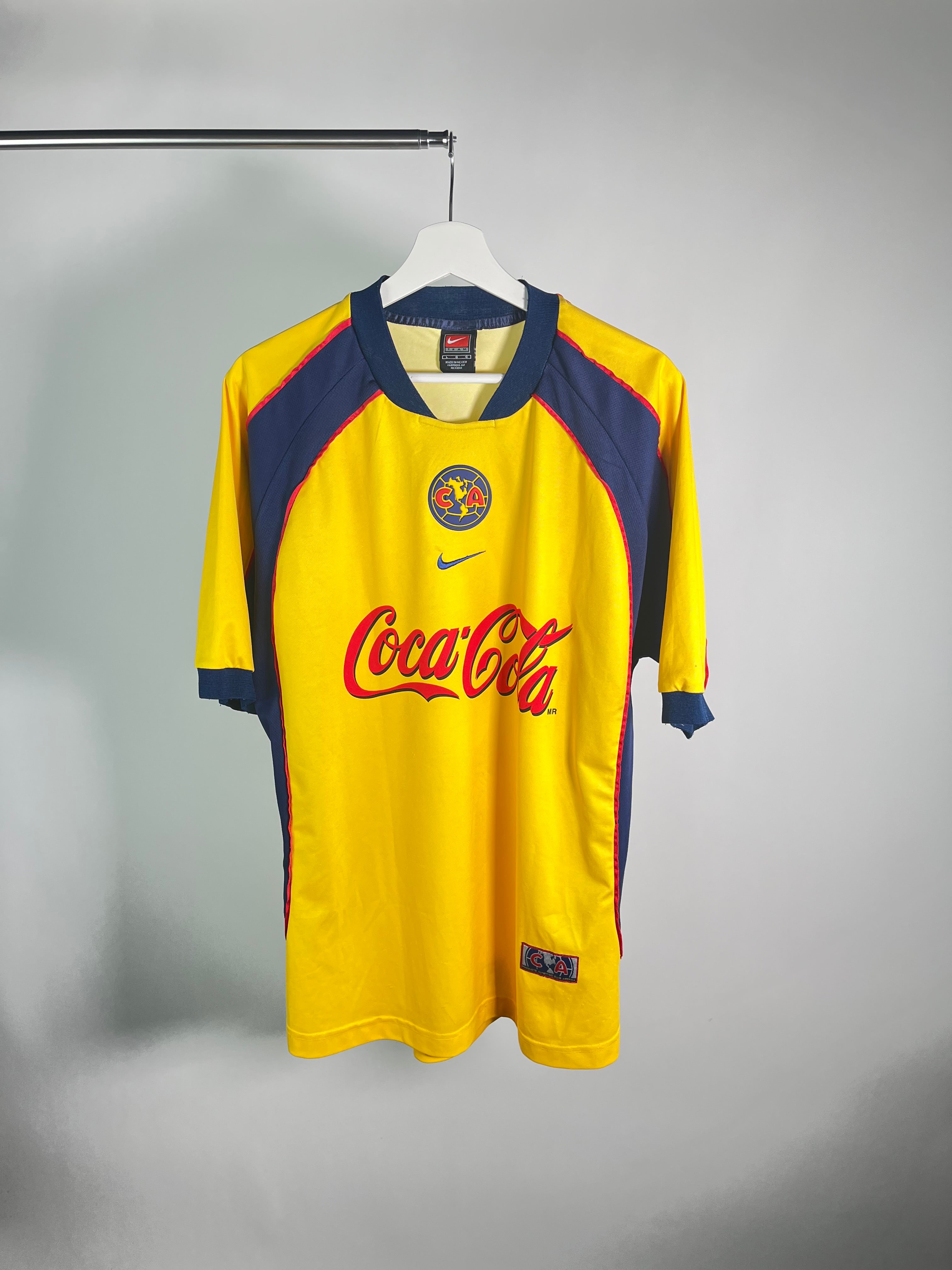 Jersey Club América Local 2001 2002 Iván Zamorano (L)
